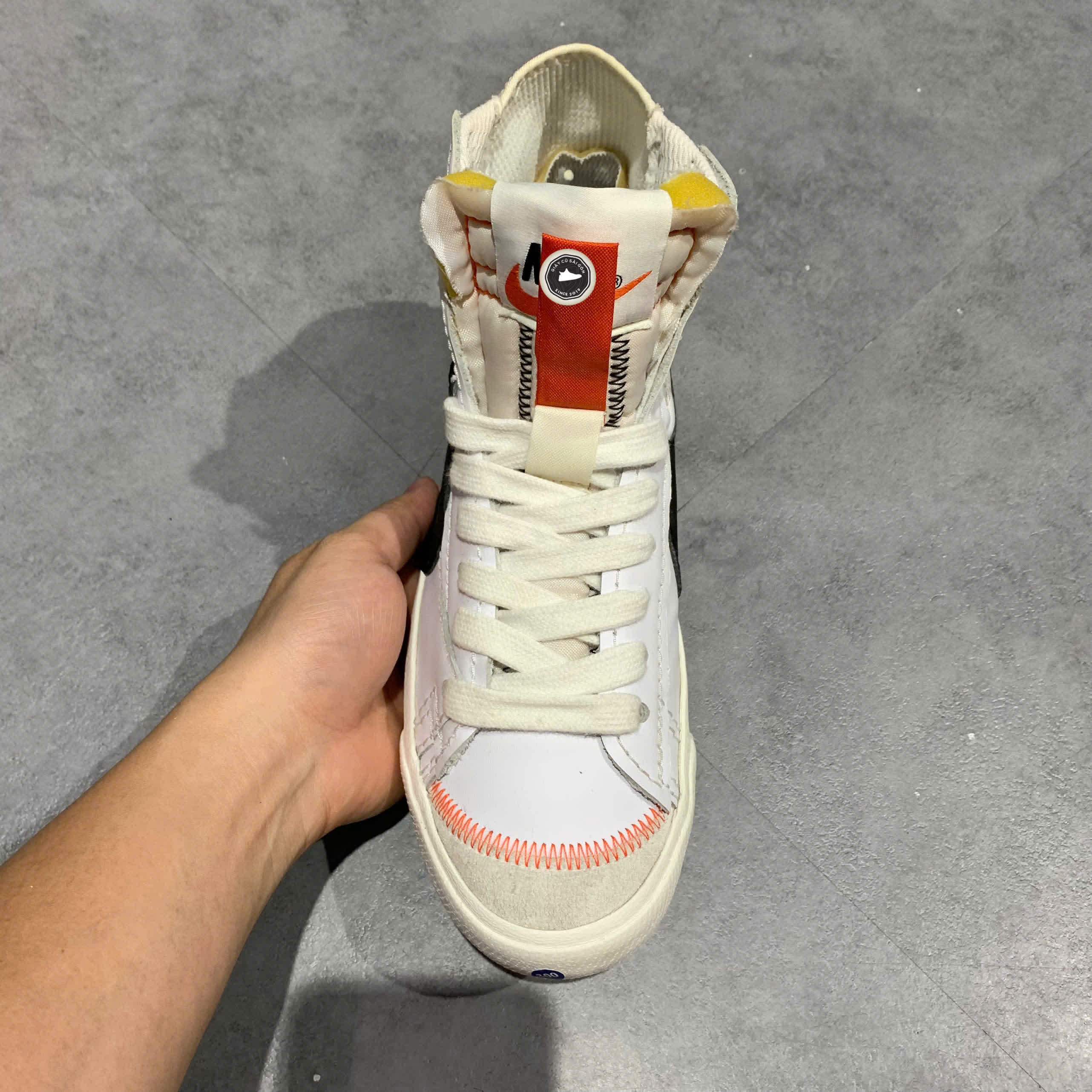 NIKE BLAZER MID ’77 JUMBO DD3111‑100 GIÀY 2HAND CHÍNH HÃNG [PVN19254]