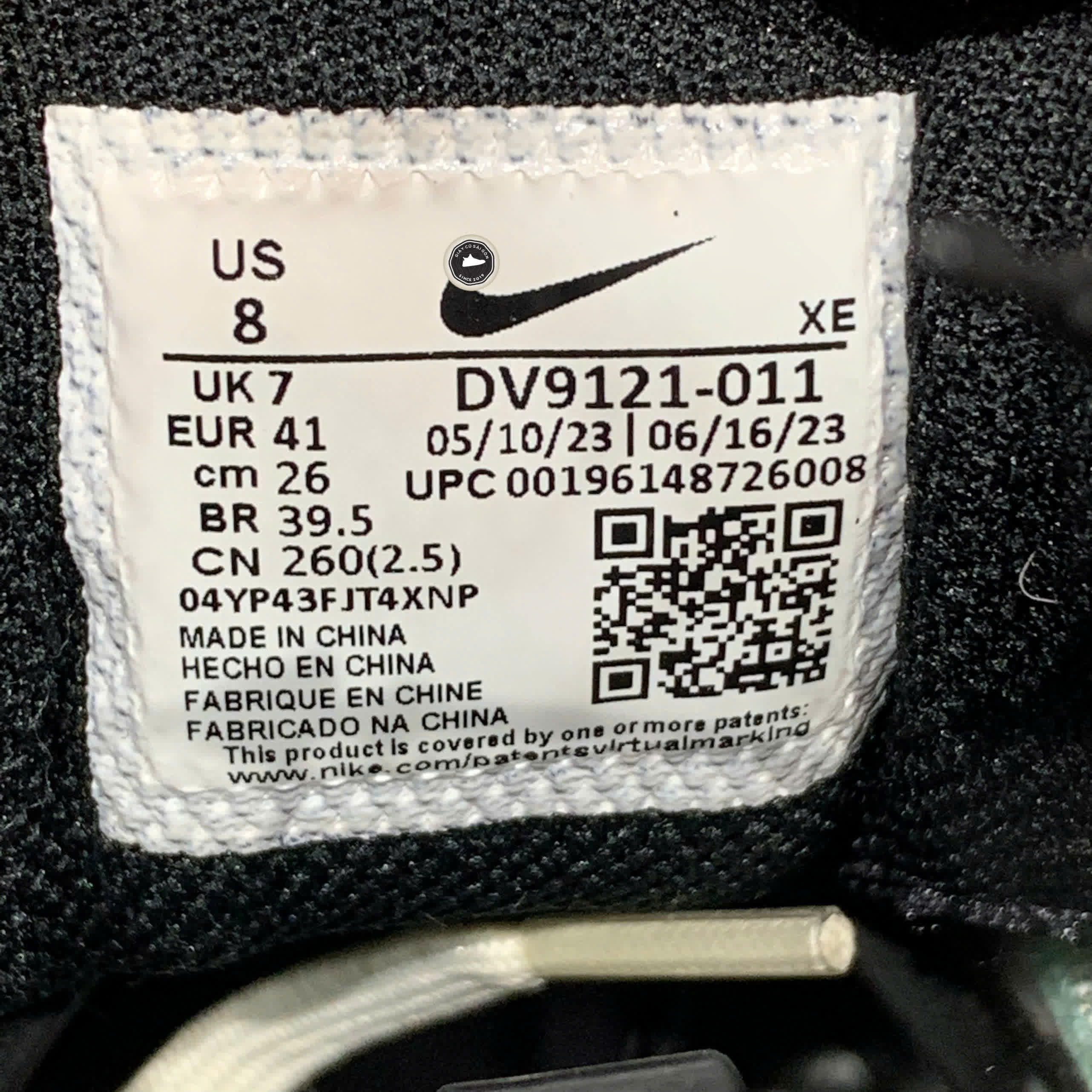 NIKE AIR ZOOM WINFLO 9 DV9121‑011 GIÀY 2HAND CHÍNH HÃNG [PVN19288]