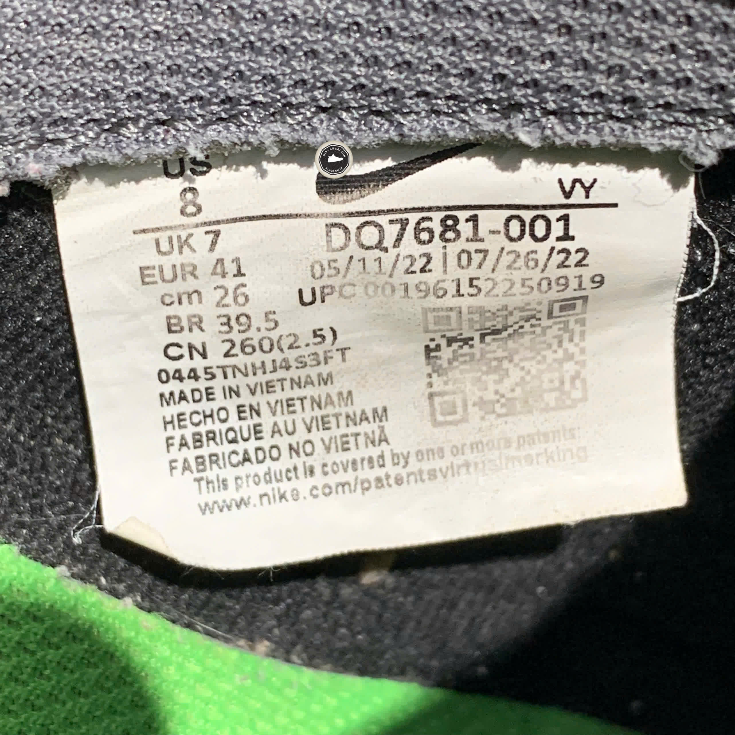 NIKE DUNK LOW “HALLOWEEN” – DQ7681 001 – GIÀY 2HAND CHÍNH HÃNG [PVN19258]