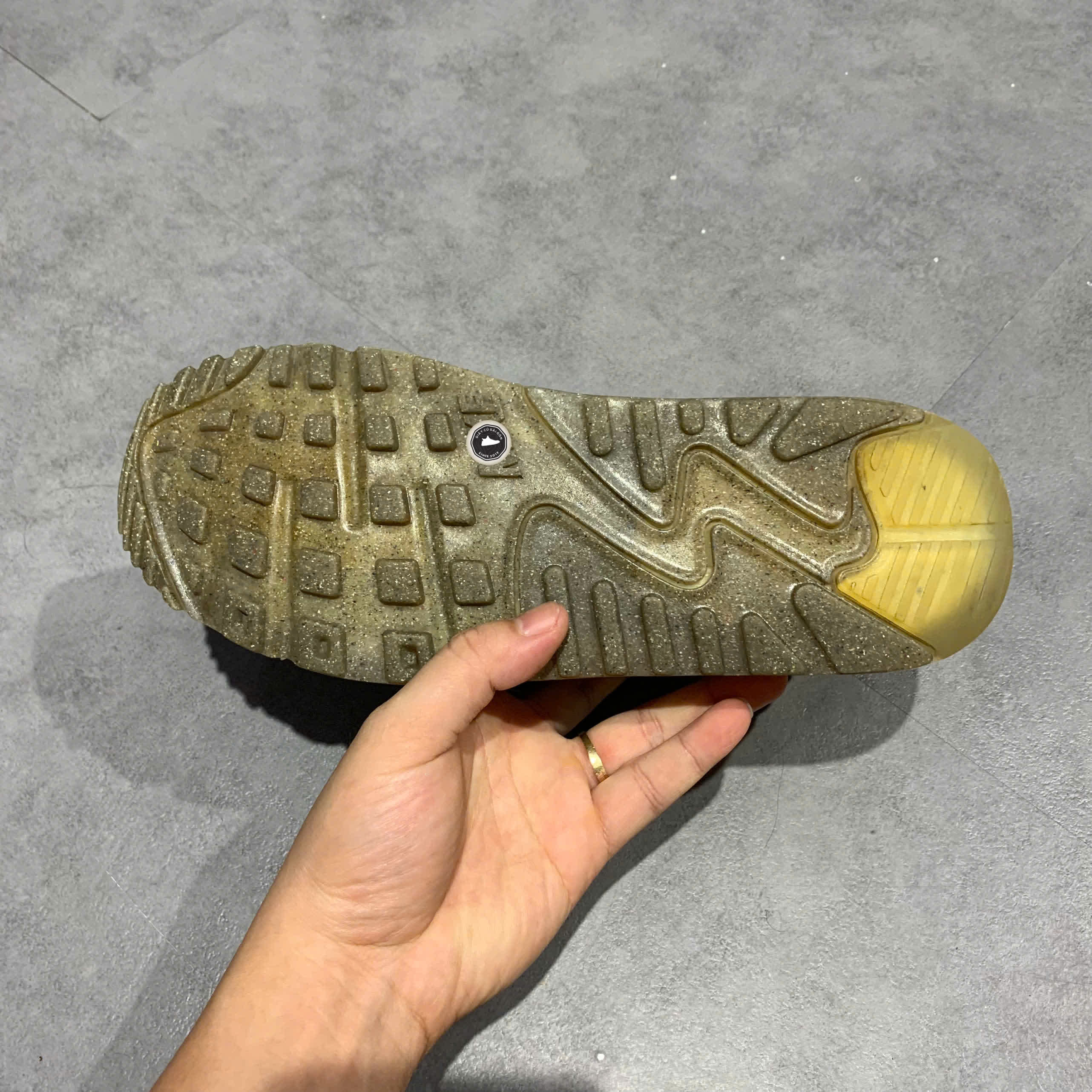 NIKE AIR MAX TERRASCAPE 90 'WHITE LIGHT IRON ORE' – DM0033‑100 – GIÀY 2HAND CHÍNH HÃNG [PVN19271]