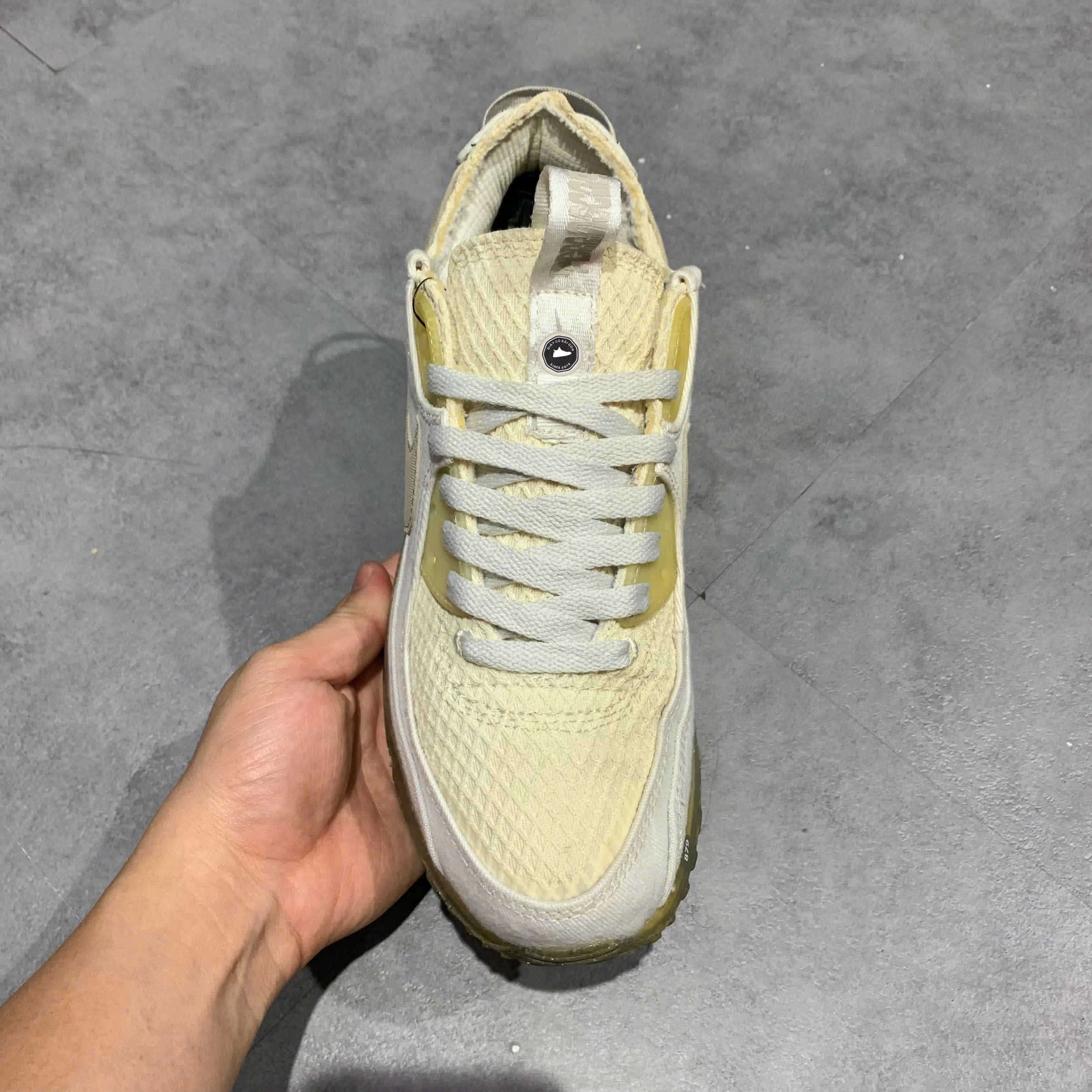NIKE AIR MAX TERRASCAPE 90 'WHITE LIGHT IRON ORE' – DM0033‑100 – GIÀY 2HAND CHÍNH HÃNG [PVN19271]