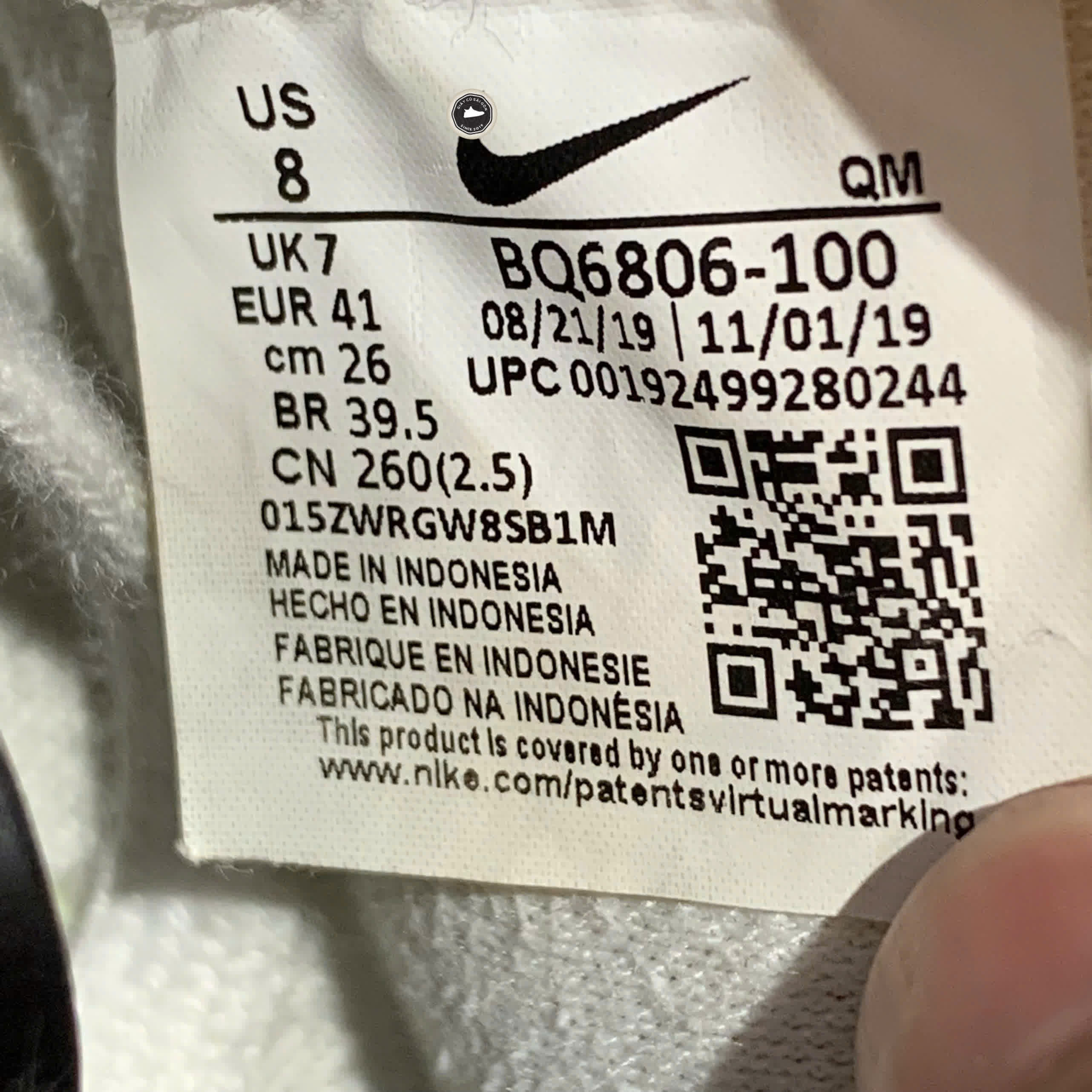 NIKE BLAZER MID ’77 VINTAGE – BQ6806 100 – GIÀY 2HAND CHÍNH HÃNG [PVN19415]