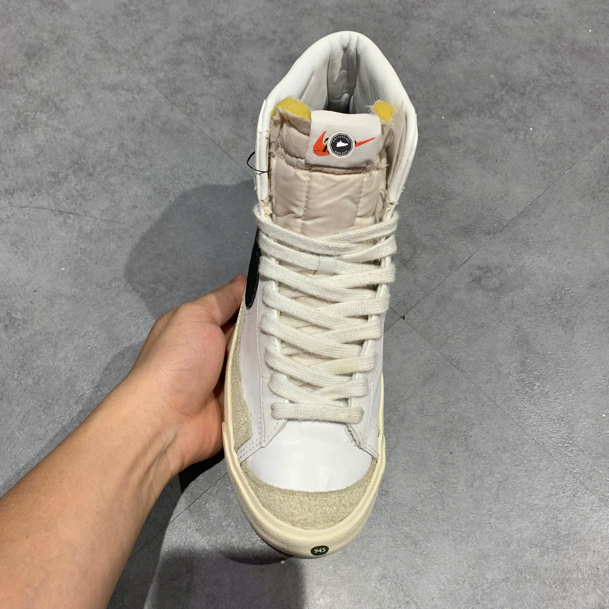 NIKE BLAZER MID ’77 VINTAGE – BQ6806 100 – GIÀY 2HAND CHÍNH HÃNG [PVN19415]