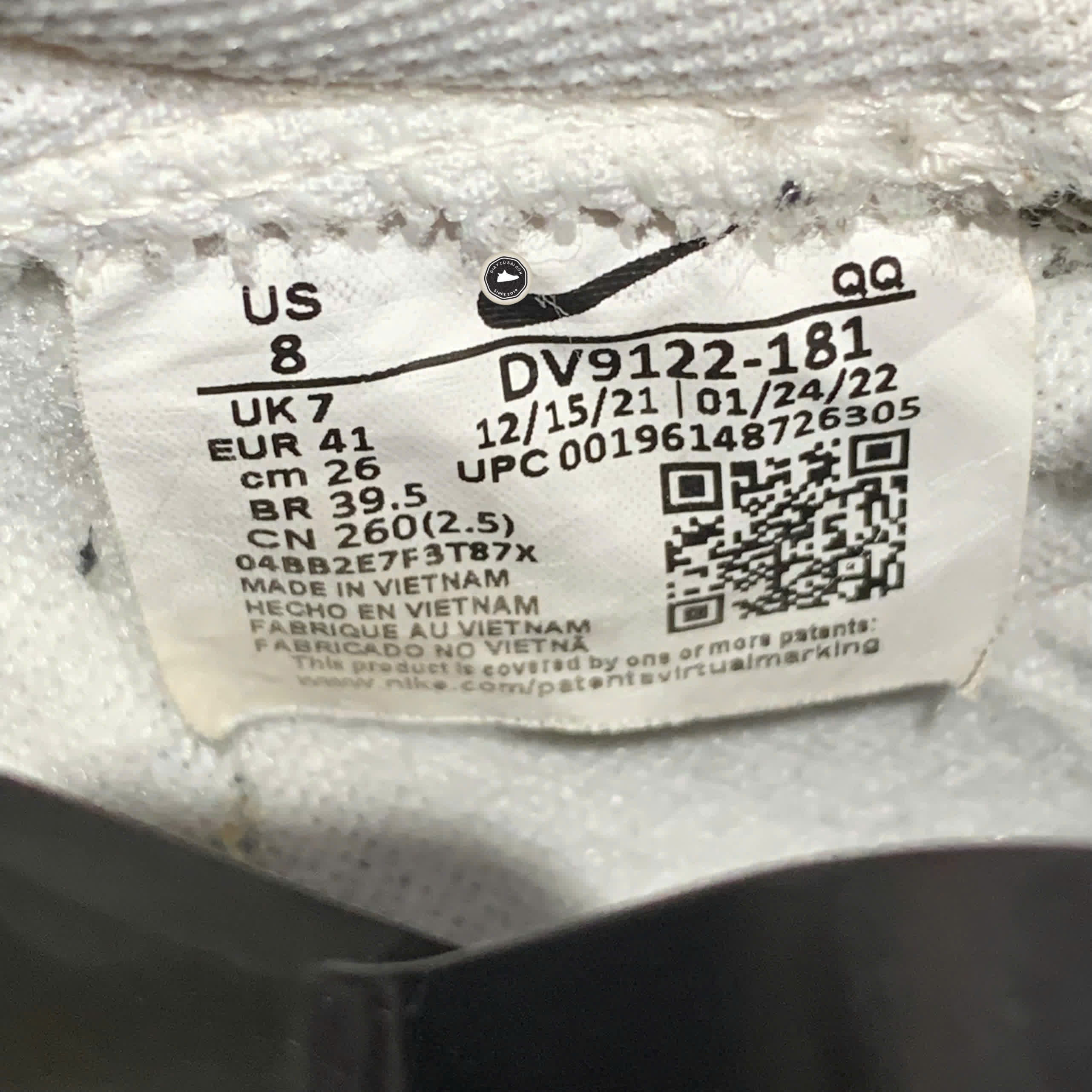 NIKE BLAZER LOW ’77 JUMBO – DV9122 181 SIZE 41 – GIÀY 2HAND CHÍNH HÃNG