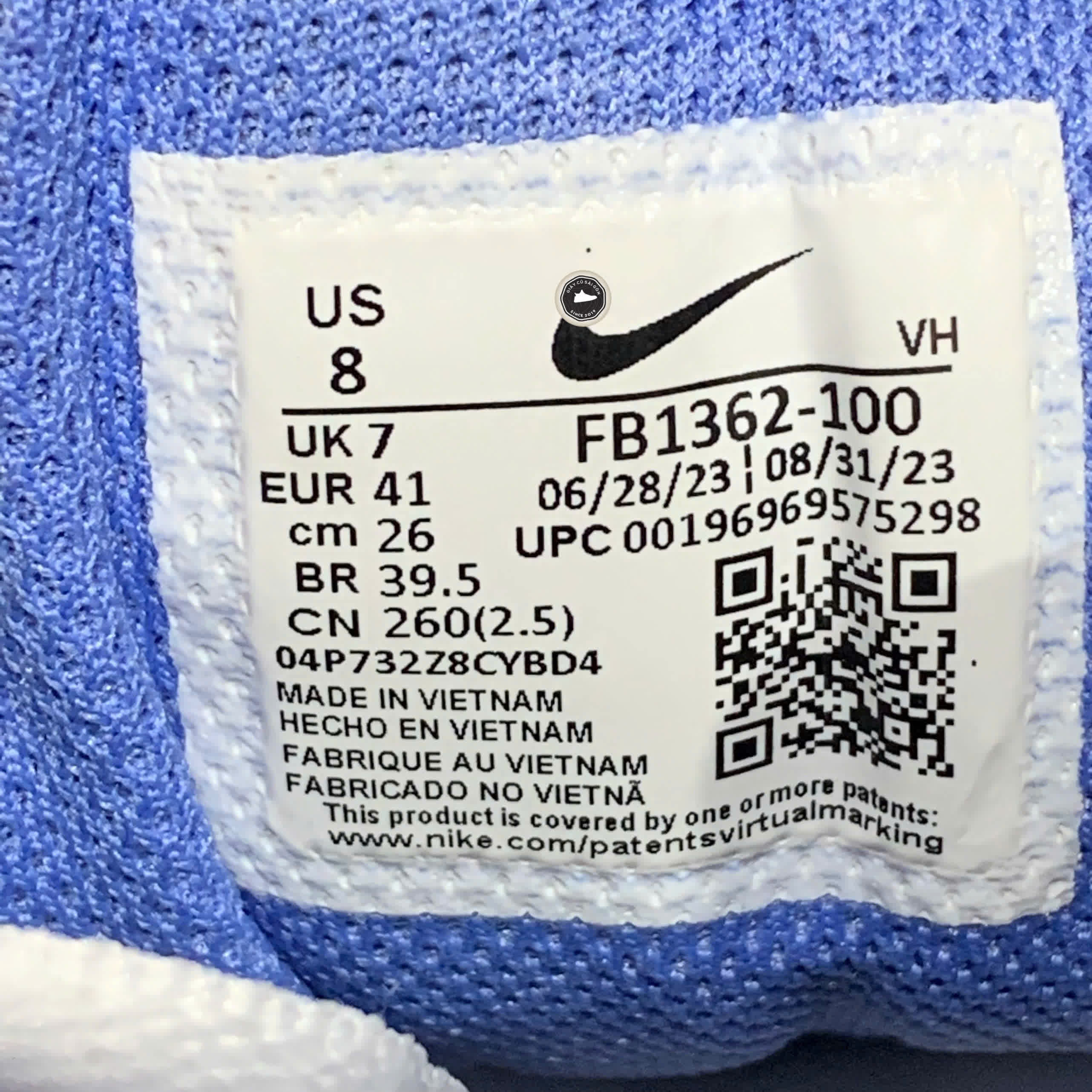NIKE FULL FORCE LOW “POLAR BLUE” – FB1362 100 – GIÀY 2HAND CHÍNH HÃNG [PVN19327]