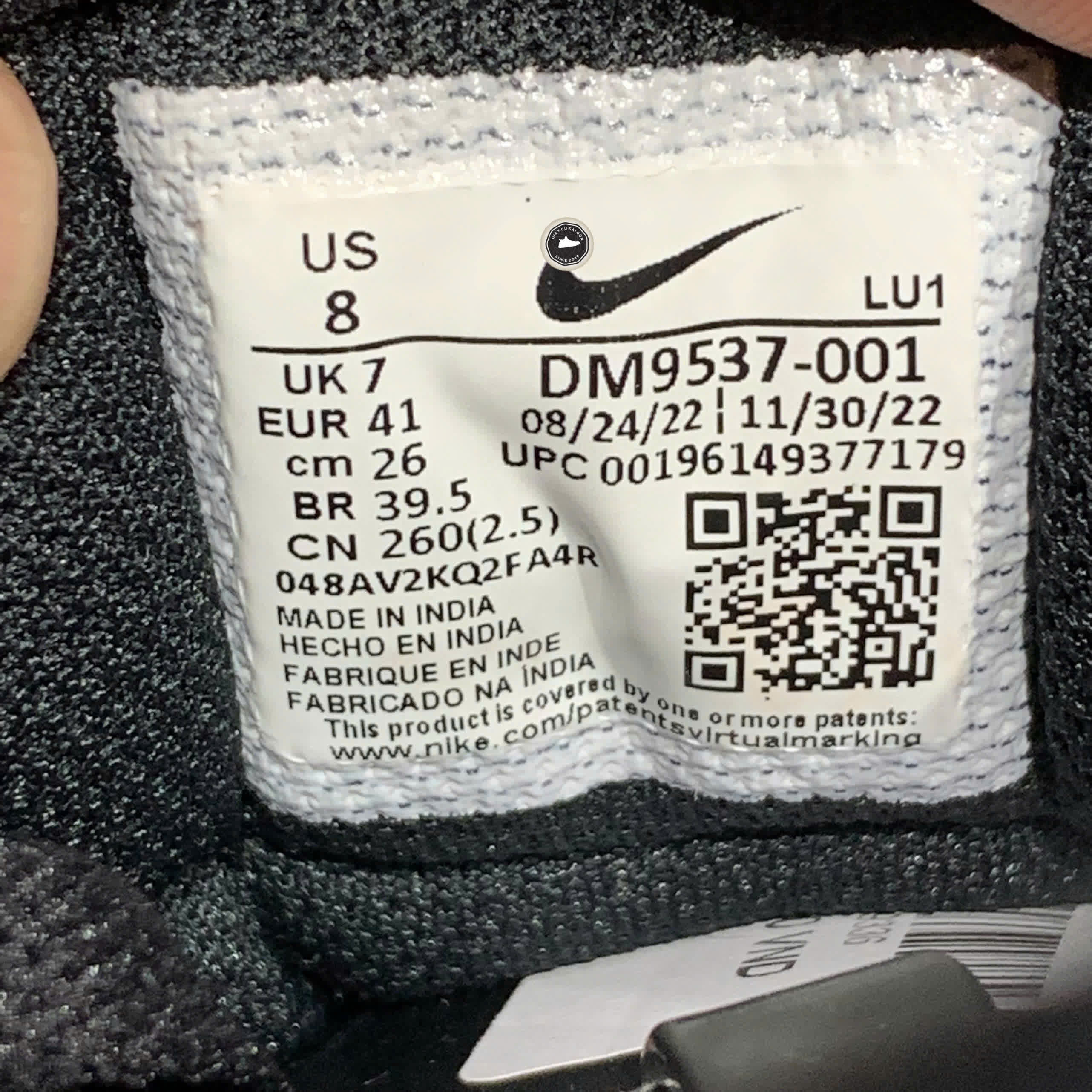 NIKE AIR MAX SYSTM “BLACK WOLF GREY” DM9537 001 – GIÀY 2HAND CHÍNH HÃNG PVN19336