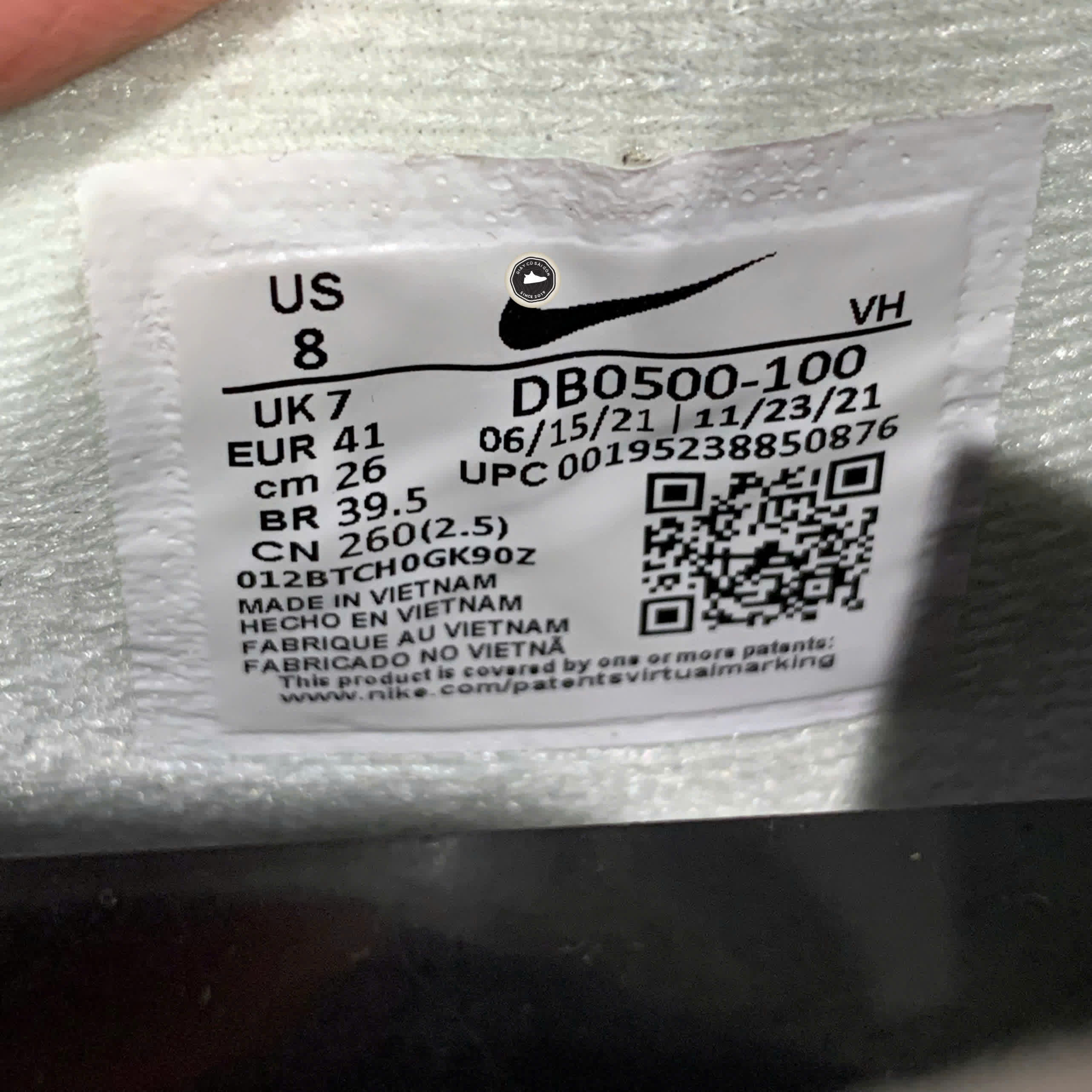 NIKE DUNK LOW SCRAP SEA GLASS DB0500 100 – GIÀY 2HAND CHÍNH HÃNG PVN19182