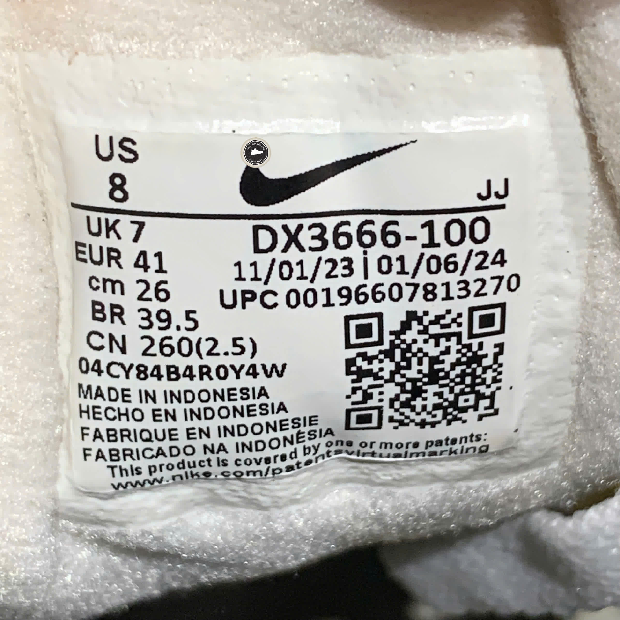 NIKE AIR MAX SOLO WHITE/BLACK – DX3666 100 – GIÀY 2HAND CHÍNH HÃNG [PVN19332]