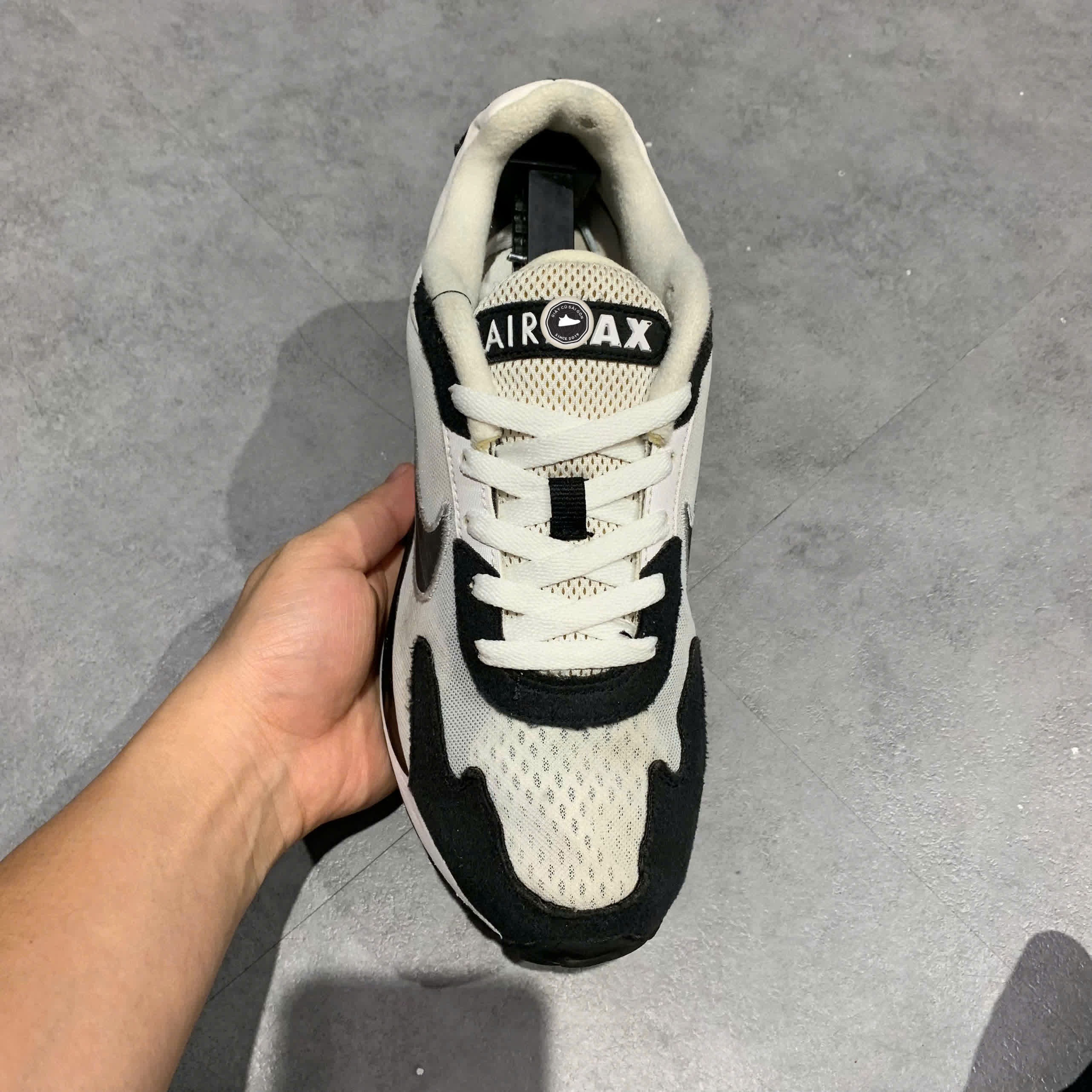 NIKE AIR MAX SOLO WHITE/BLACK – DX3666 100 – GIÀY 2HAND CHÍNH HÃNG [PVN19332]