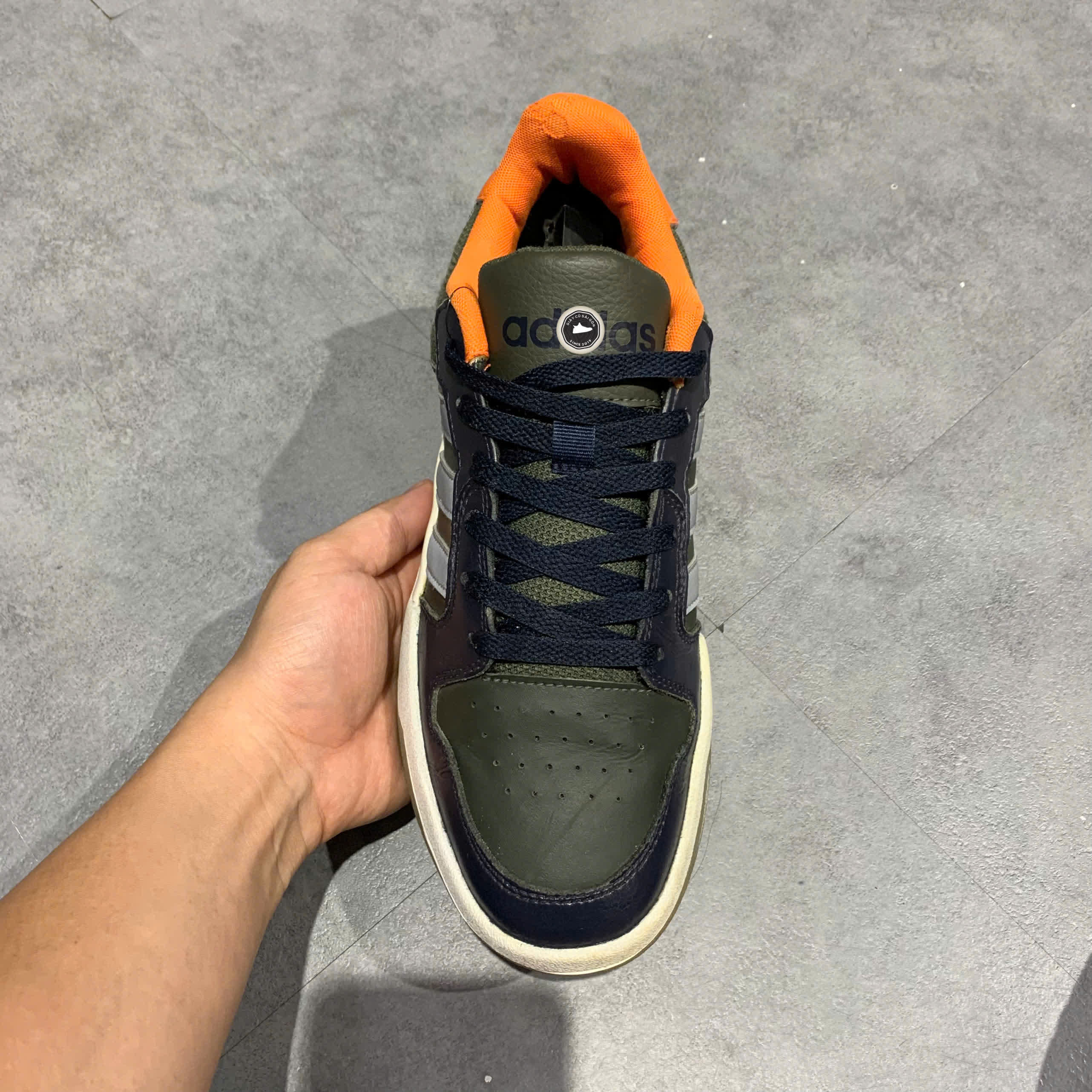 ADIDAS NEO ENTRAP BLACK ORANGE – EH1478 – GIÀY 2HAND CHÍNH HÃNG [PVN19455]