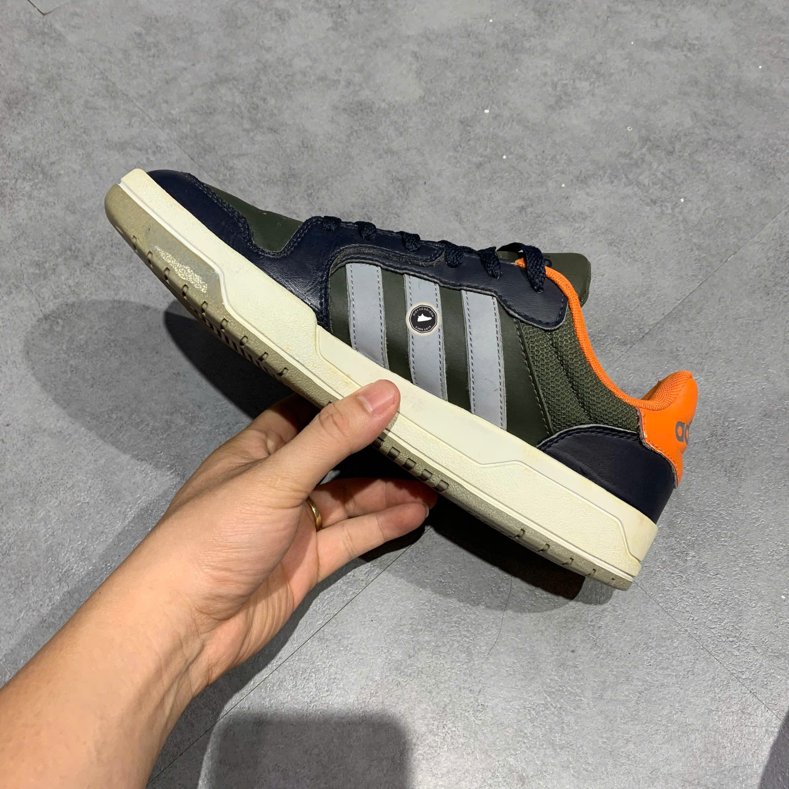 ADIDAS NEO ENTRAP BLACK ORANGE – EH1478 – GIÀY 2HAND CHÍNH HÃNG [PVN19455]