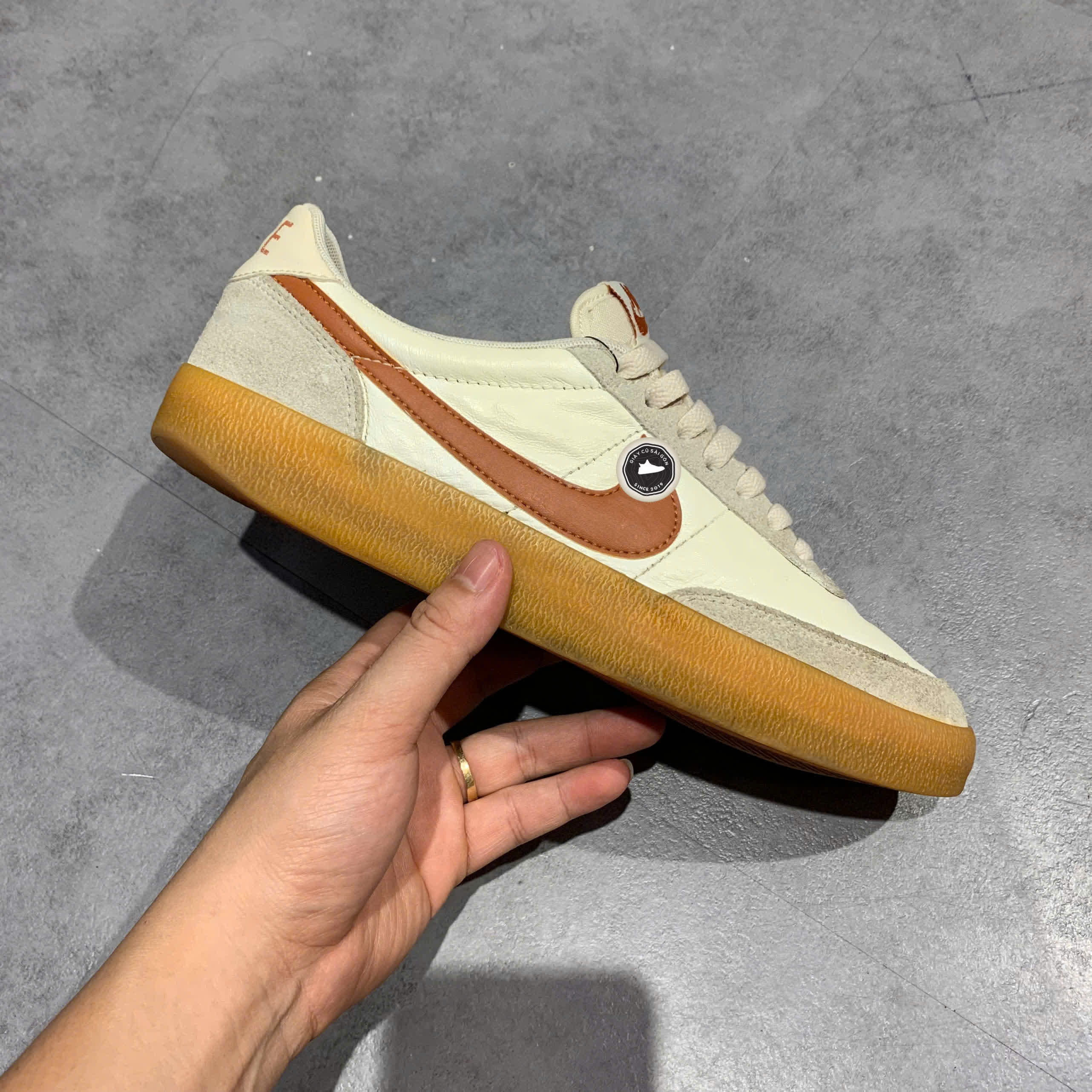 NIKE KILLSHOT 2 LEATHER SAIL DESERT ORANGE 432997‑127 – GIÀY 2HAND CHÍNH HÃNG PVN19220