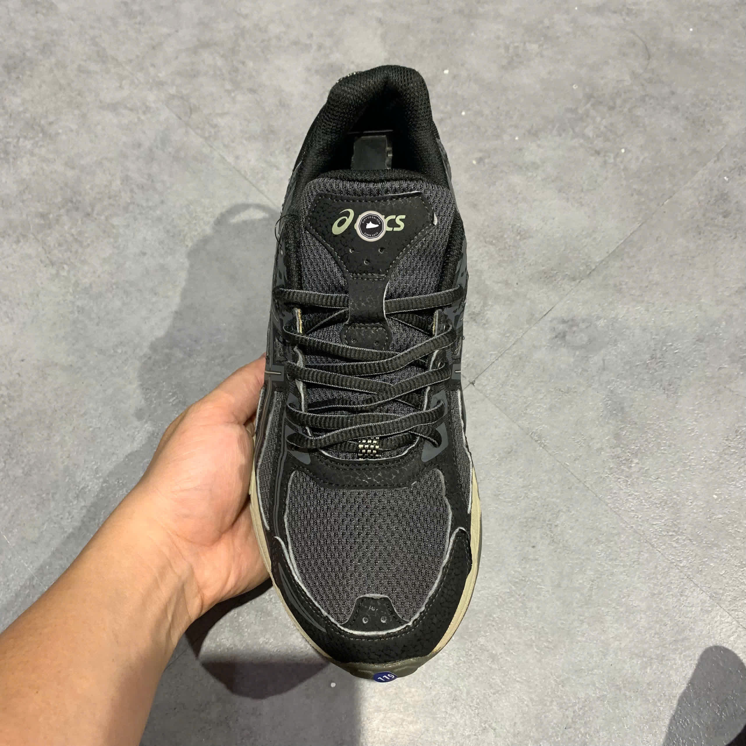 ASICS GEL VENTURE 6 VINTAGE ‘BLACK’ – SIZE 40.5 – GIÀY 2HAND CHÍNH HÃNG
