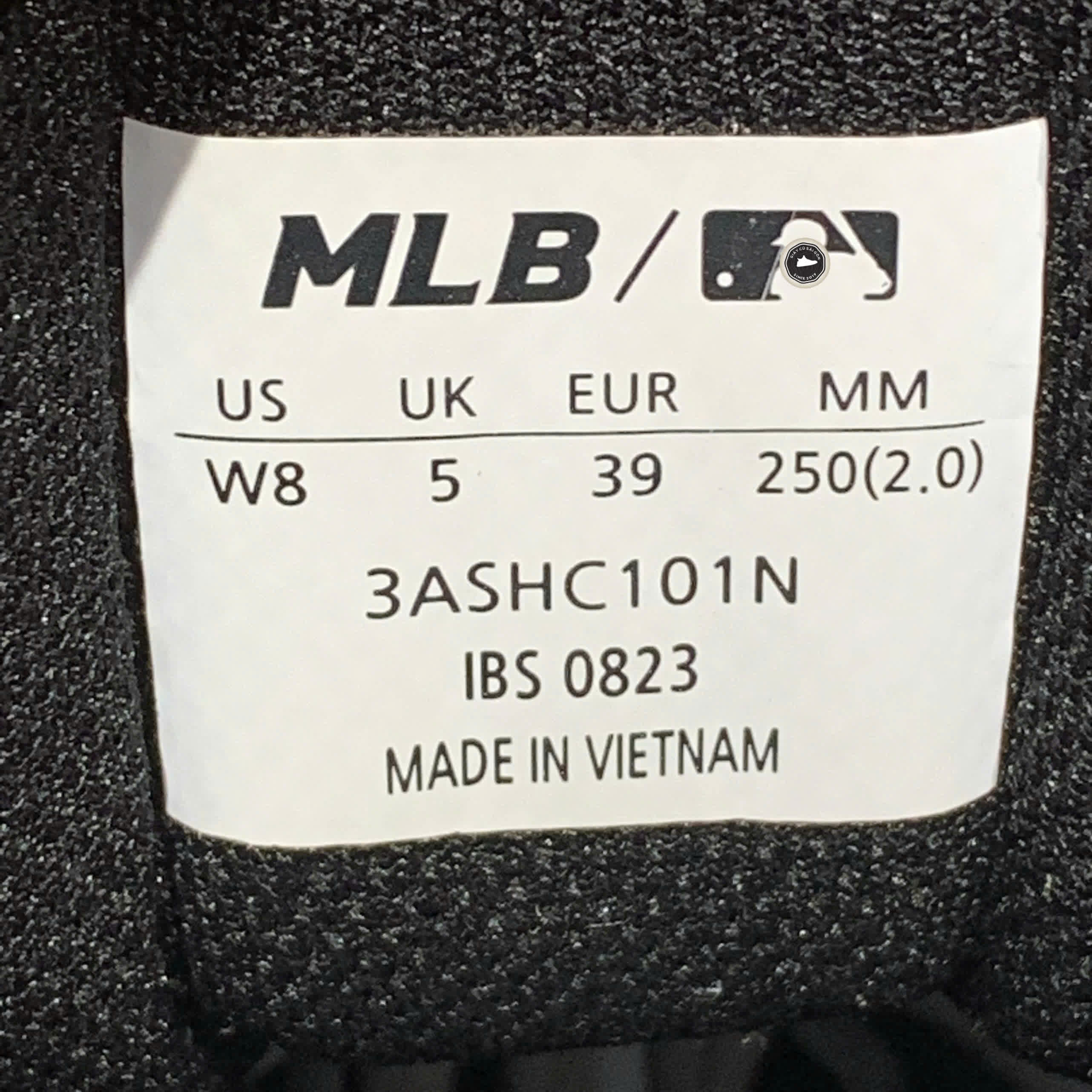 MLB BIGBALL CHUNKY A NY ‘BLACK’ 3ASHC101N SIZE 39 GIÀY 2HAND CHÍNH HÃNG [PVN19335]