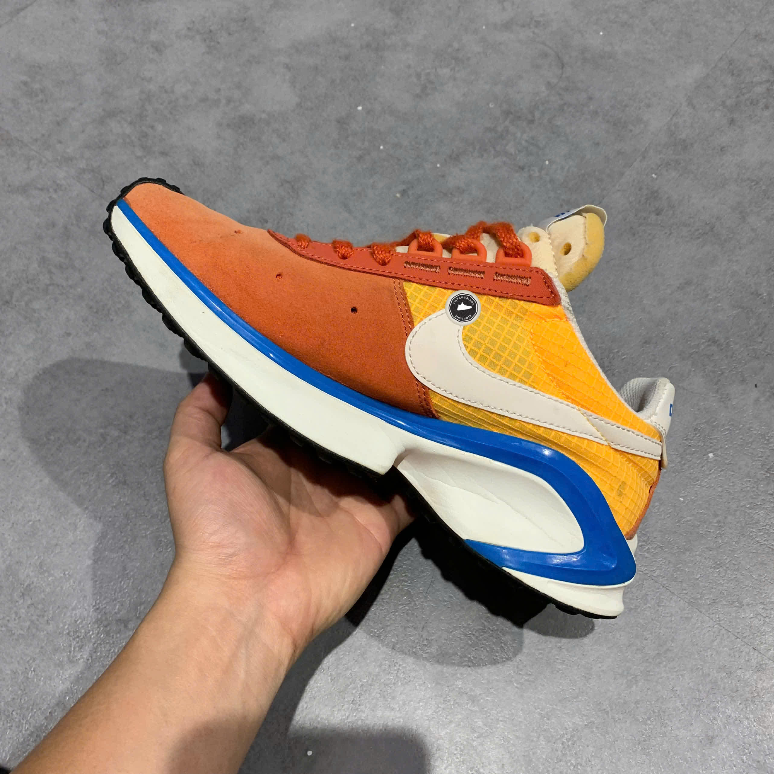 NIKE D/MS/X WAFFLE ‘MANTRA ORANGE WHITE’ – CQ0205‑801 – SIZE 40.5 – GIÀY 2HAND CHÍNH HÃNG