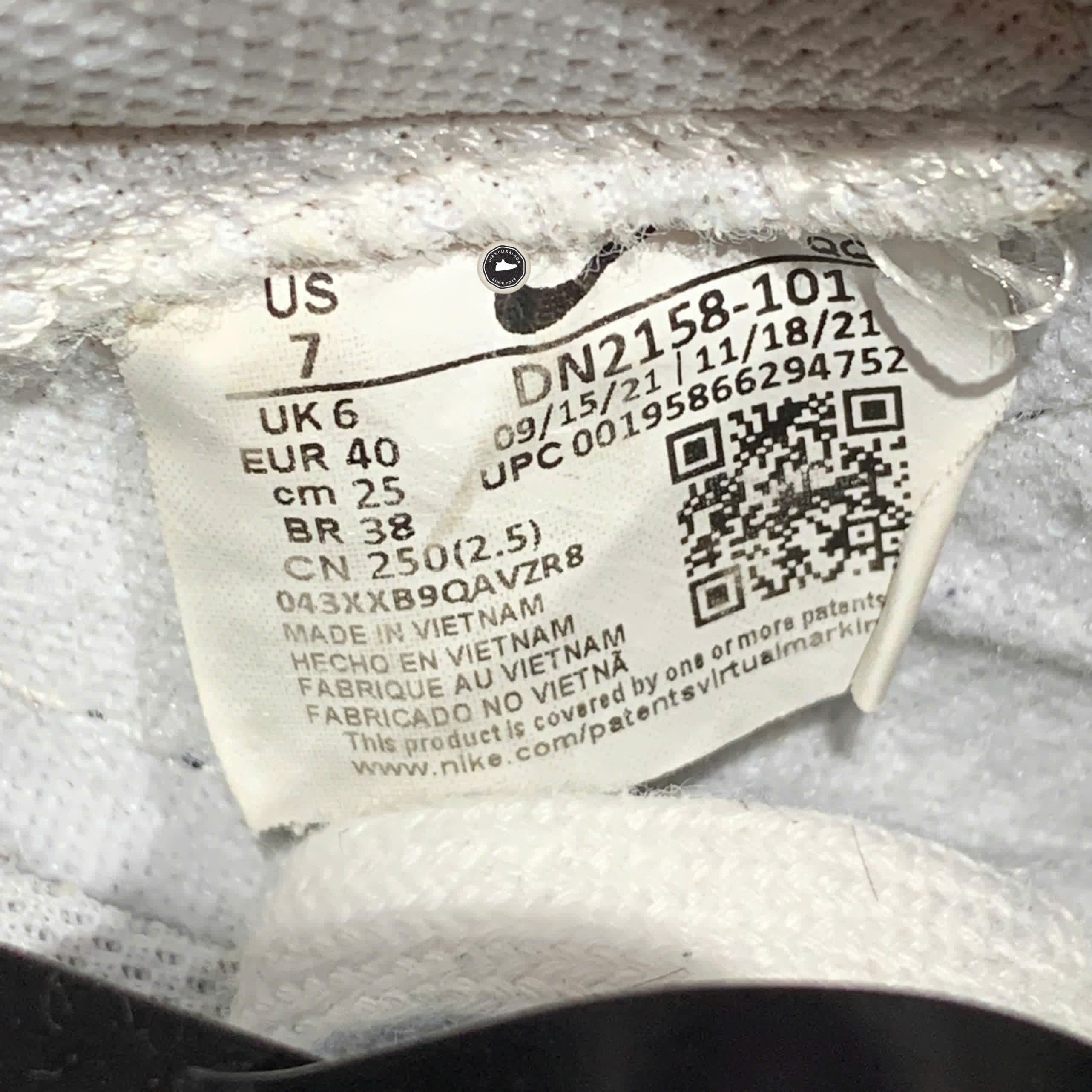 NIKE BLAZER LOW ’77 JUMBO – DN2158 101 SIZE 40 – GIÀY 2HAND CHÍNH HÃNG