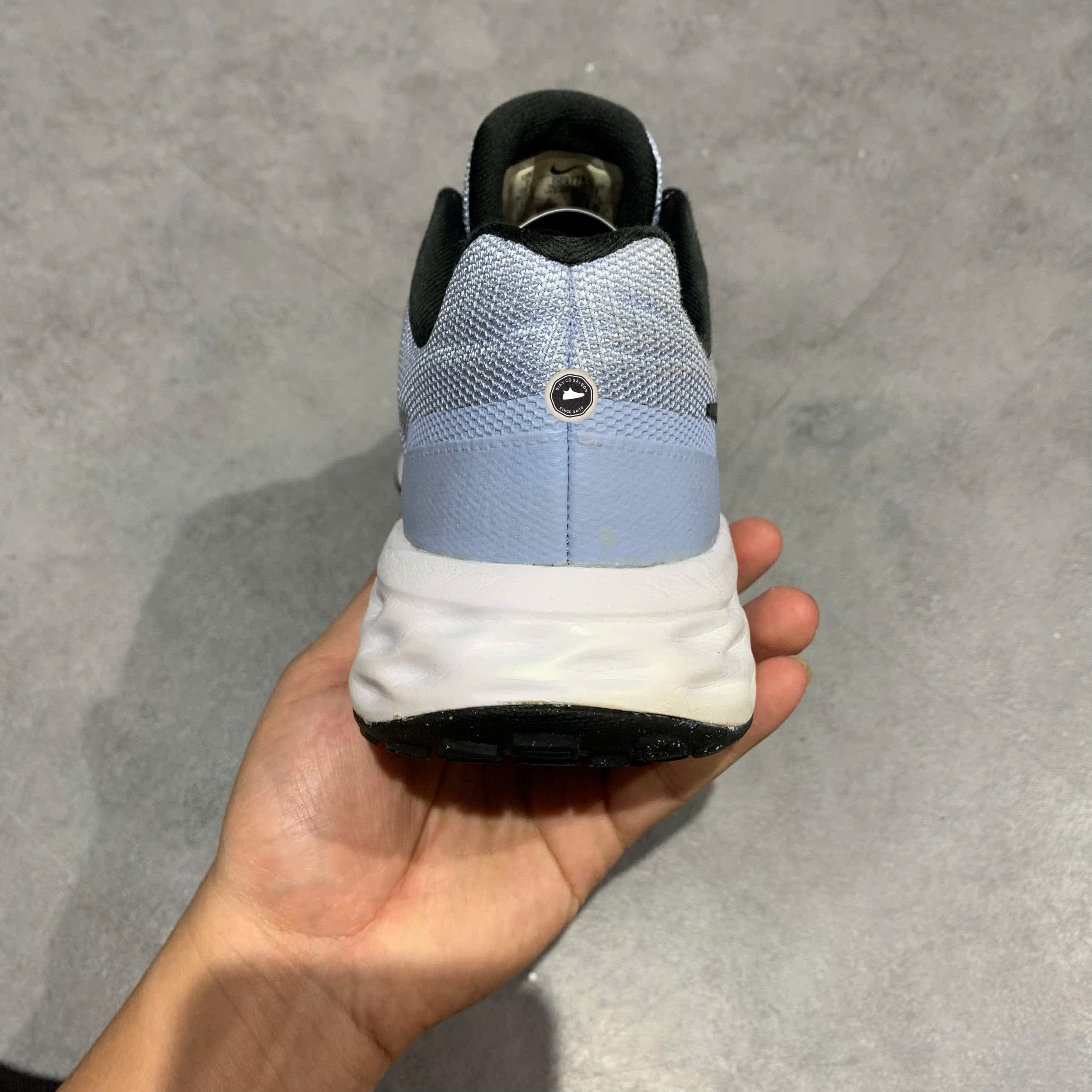 NIKE REVOLUTION 6 NEXT NATURE ‘FOOTBALL GREY / COBALT BLISS’ – DC3728‑014 – SIZE 40 – GIÀY 2HAND CHÍNH HÃNG