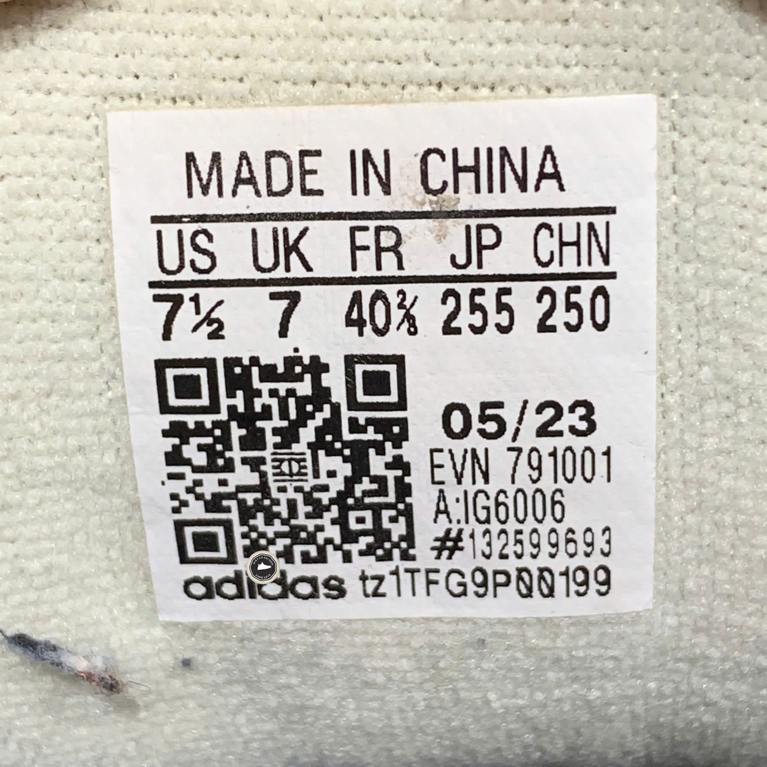 ADIDAS WOMEN CAMPUS ‘WHITE CHALK/GUM’ IG6006 – SIZE 40 2/3 GIÀY 2HAND CHÍNH HÃNG [PVN19166]