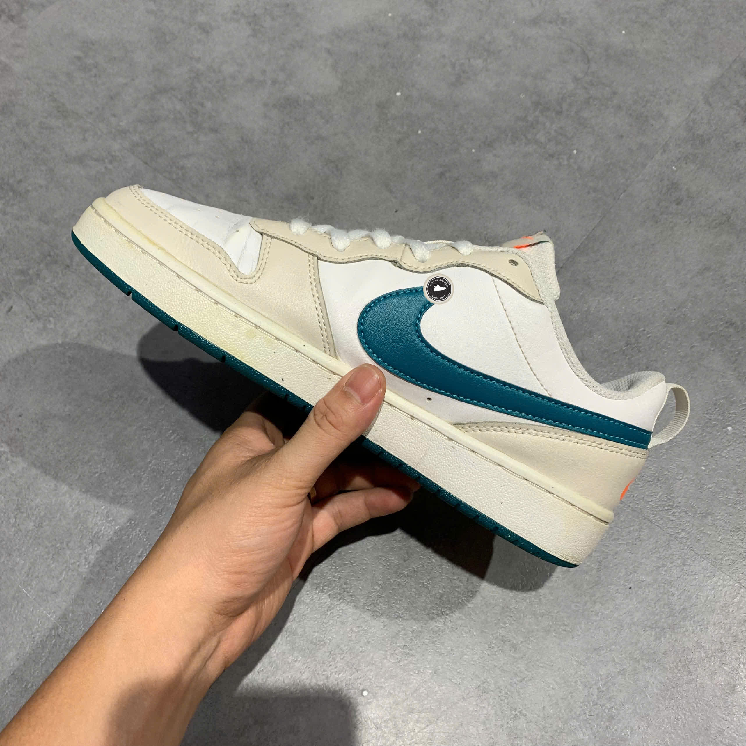 NIKE COURT BOROUGH ‘SAIL COURT BLUE BICOASTAL’ BQ5448 017 – GIÀY 2HAND CHÍNH HÃNG [PVN19257]