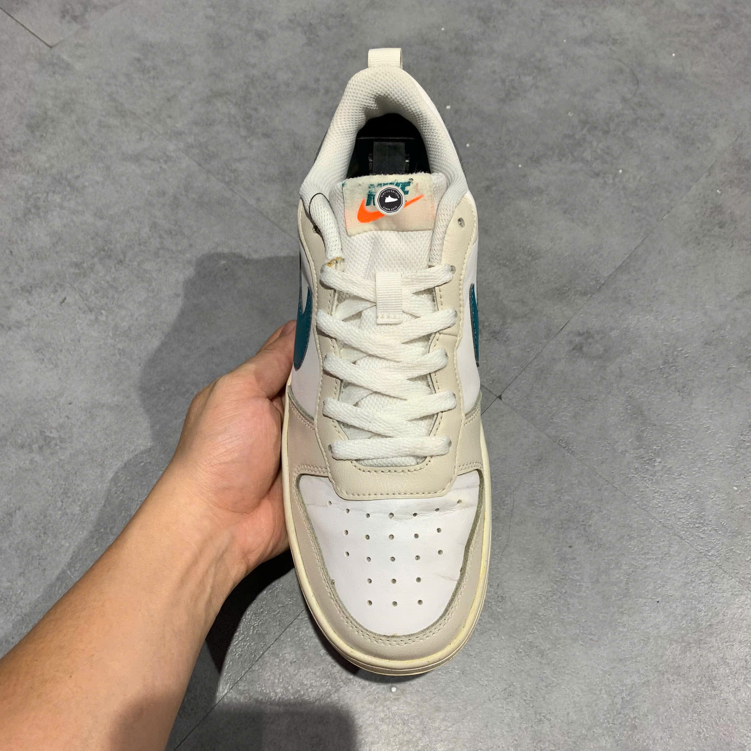 NIKE COURT BOROUGH ‘SAIL COURT BLUE BICOASTAL’ BQ5448 017 – GIÀY 2HAND CHÍNH HÃNG [PVN19257]