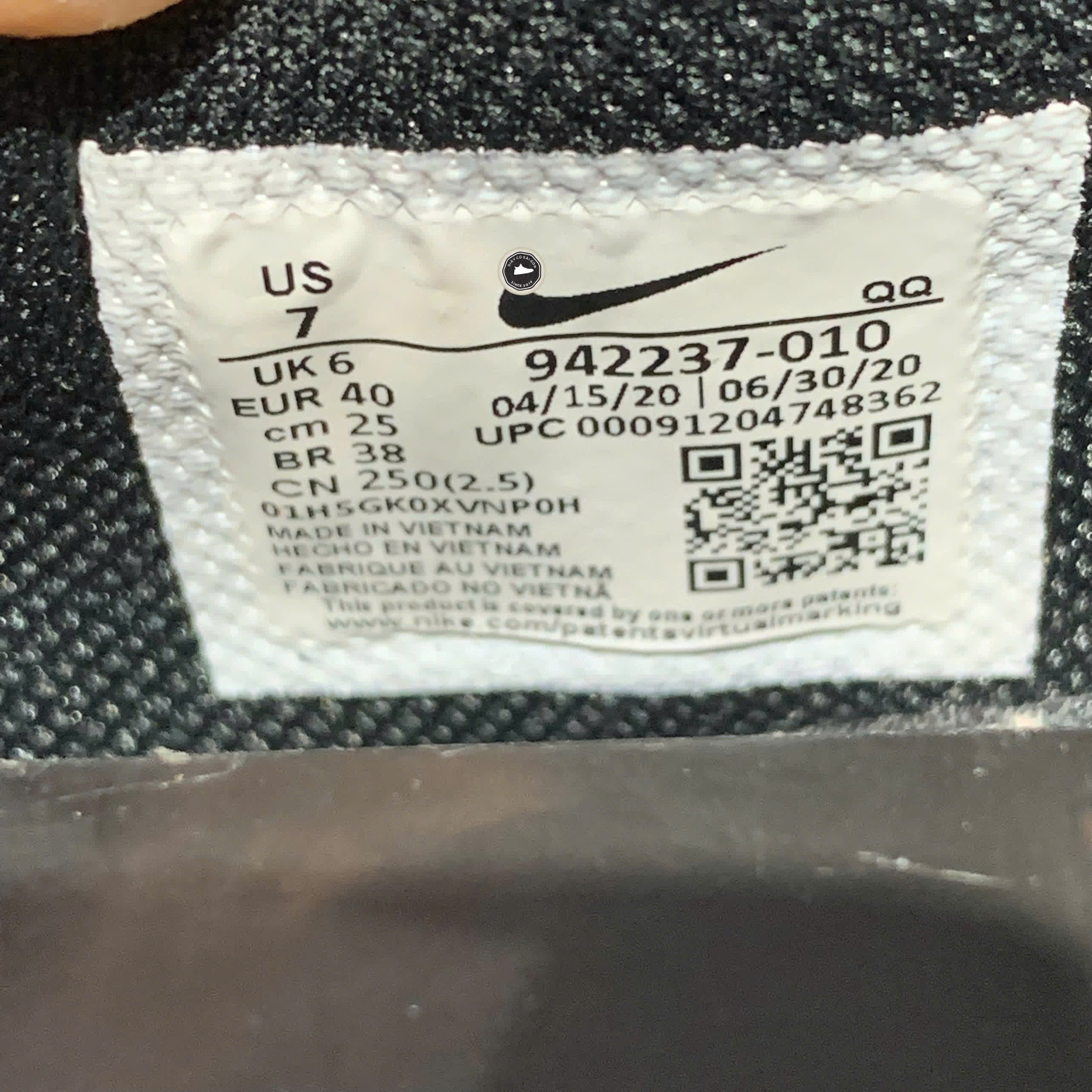 NIKE SB DELTA FORCE VULC ‘BLACK’ 942237 010 – SIZE 40 GIÀY 2HAND CHÍNH HÃNG [PVN19196]