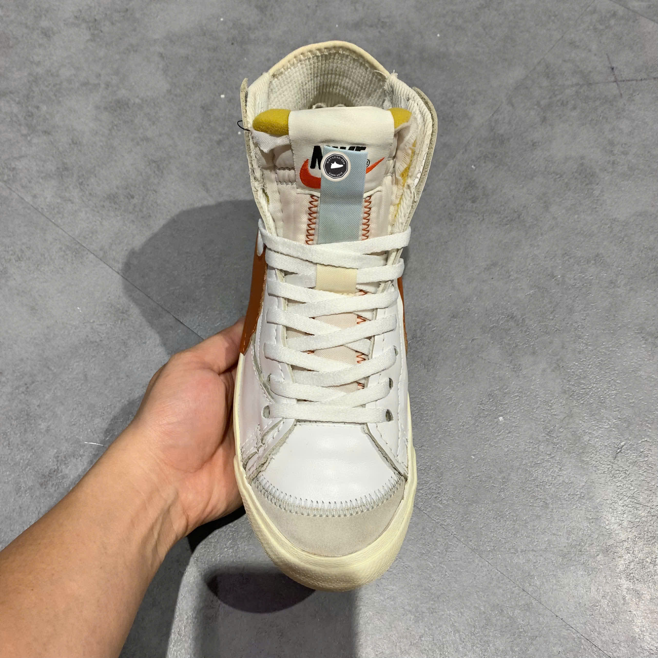 NIKE BLAZER MID ’77 JUMBO ‘DARK RUSSET’ – DD3111 101 SIZE 40.5 – GIÀY 2HAND CHÍNH HÃNG