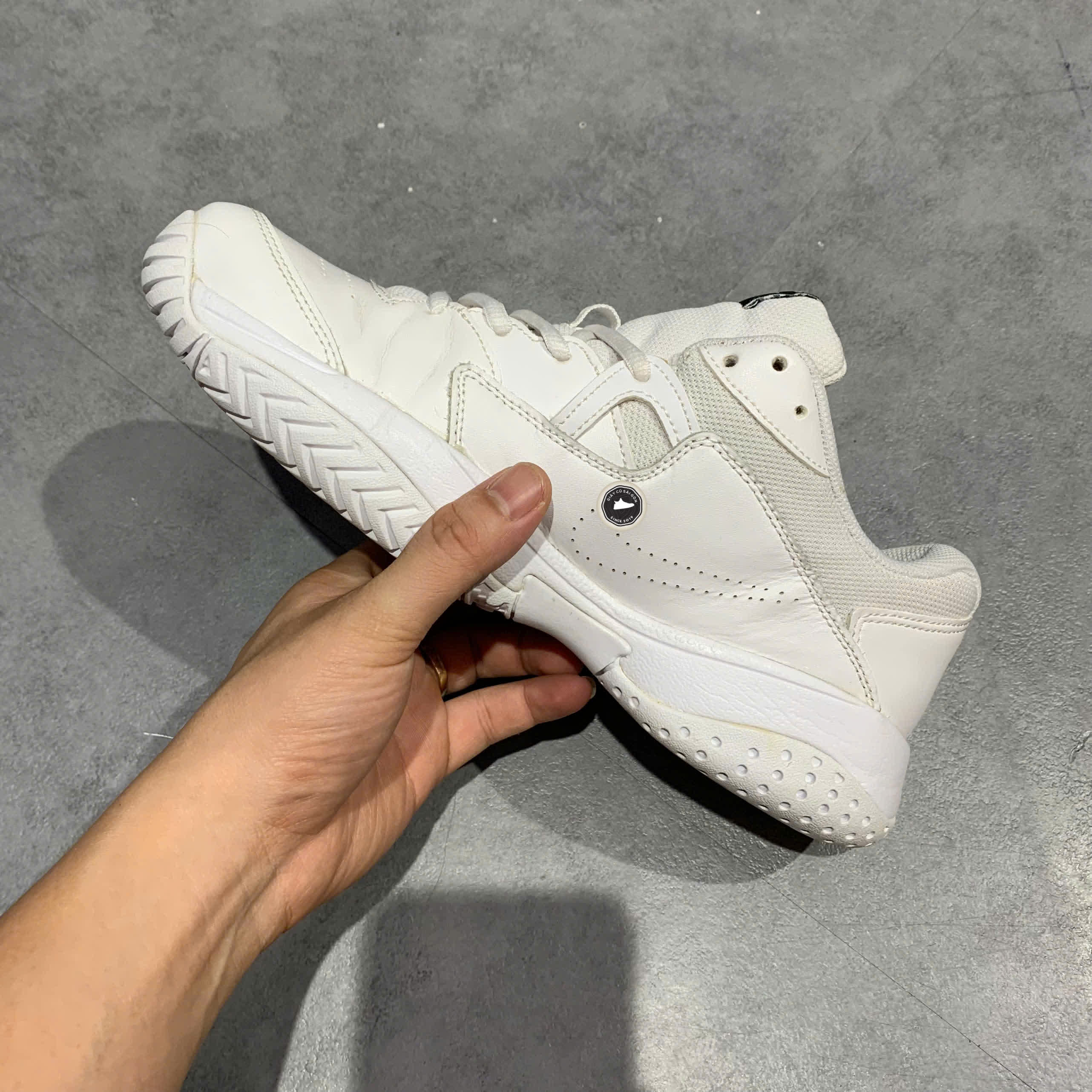 NIKE COURT LITE 2 WHITE BLACK – AR8836 100 SIZE 40.5 – GIÀY 2HAND CHÍNH HÃNG