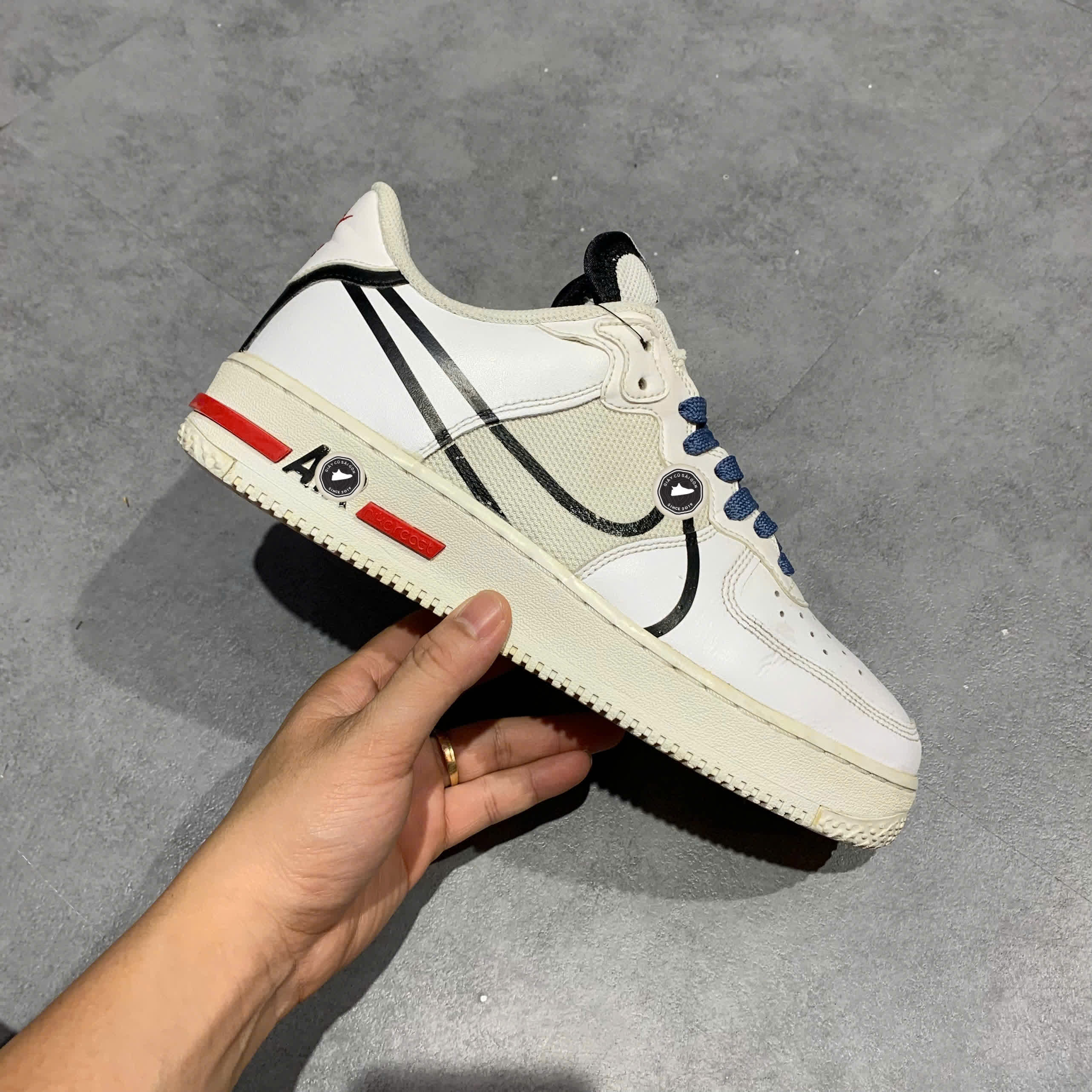 NIKE AIR FORCE 1 ’07 LOW ‘TRIPLE WHITE’ CD4366 100 GIÀY 2HAND CHÍNH HÃNG [PVN19162]