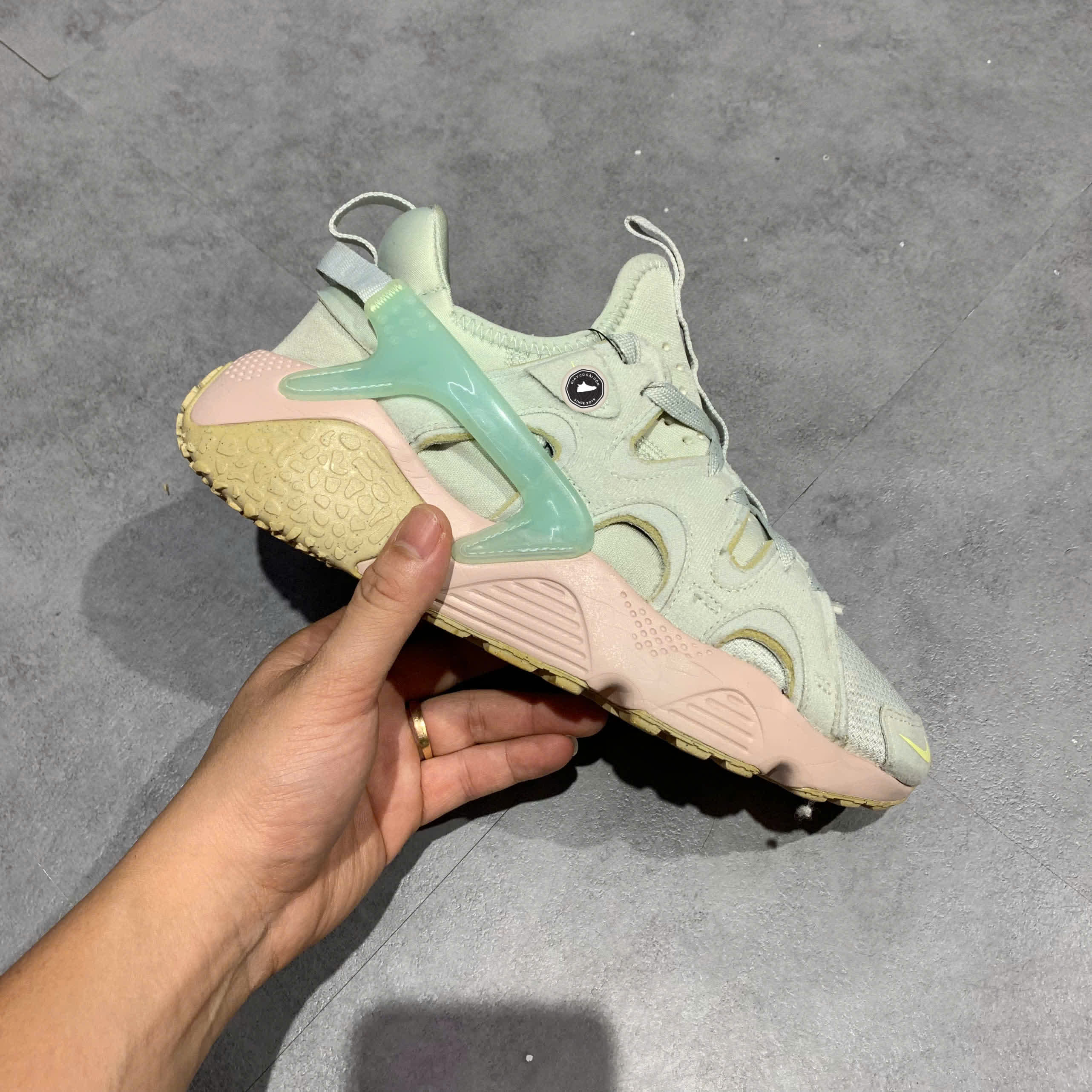 NIKE AIR HUARACHE CRAFT ‘OCEAN BLISS’ DQ8031 002 – GIÀY 2HAND CHÍNH HÃNG [PVN19507]