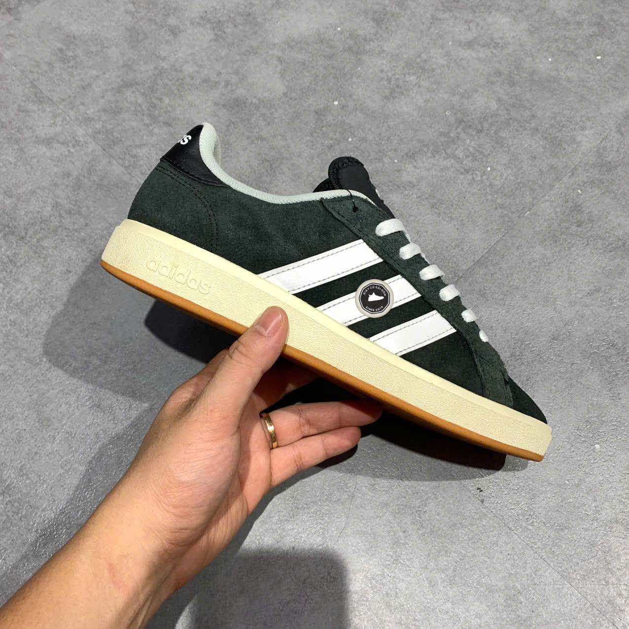 ADIDAS LITE RACER ADAPT 5.0 'BLACK GREY' GX6784 SIZE 40 GIÀY 2HAND CHÍNH HÃNG [PVN19651]