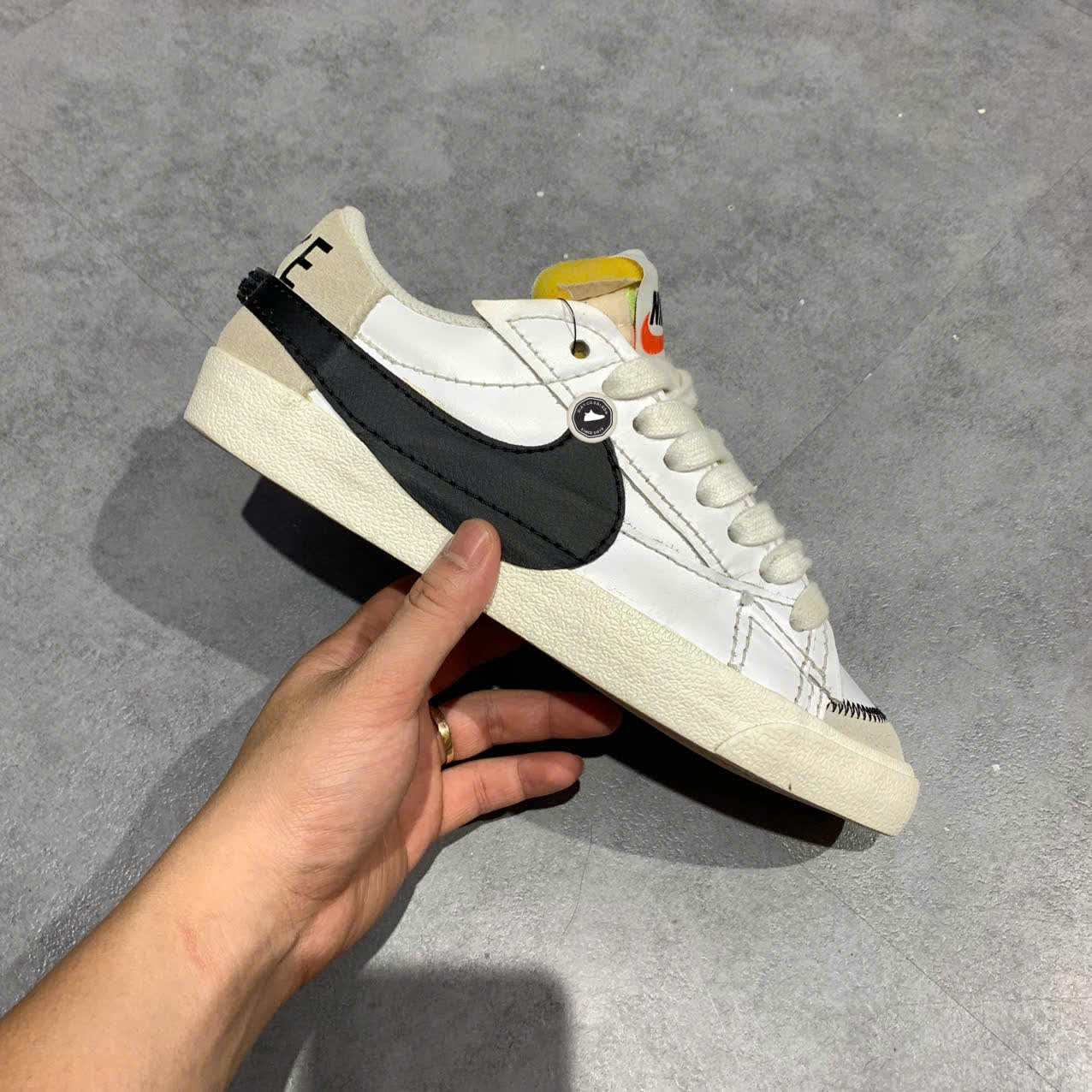 NIKE BLAZER LOW ’77 JUMBO DN2158-101 – SIZE 41 GIÀY 2HAND CHÍNH HÃNG – PVN19674