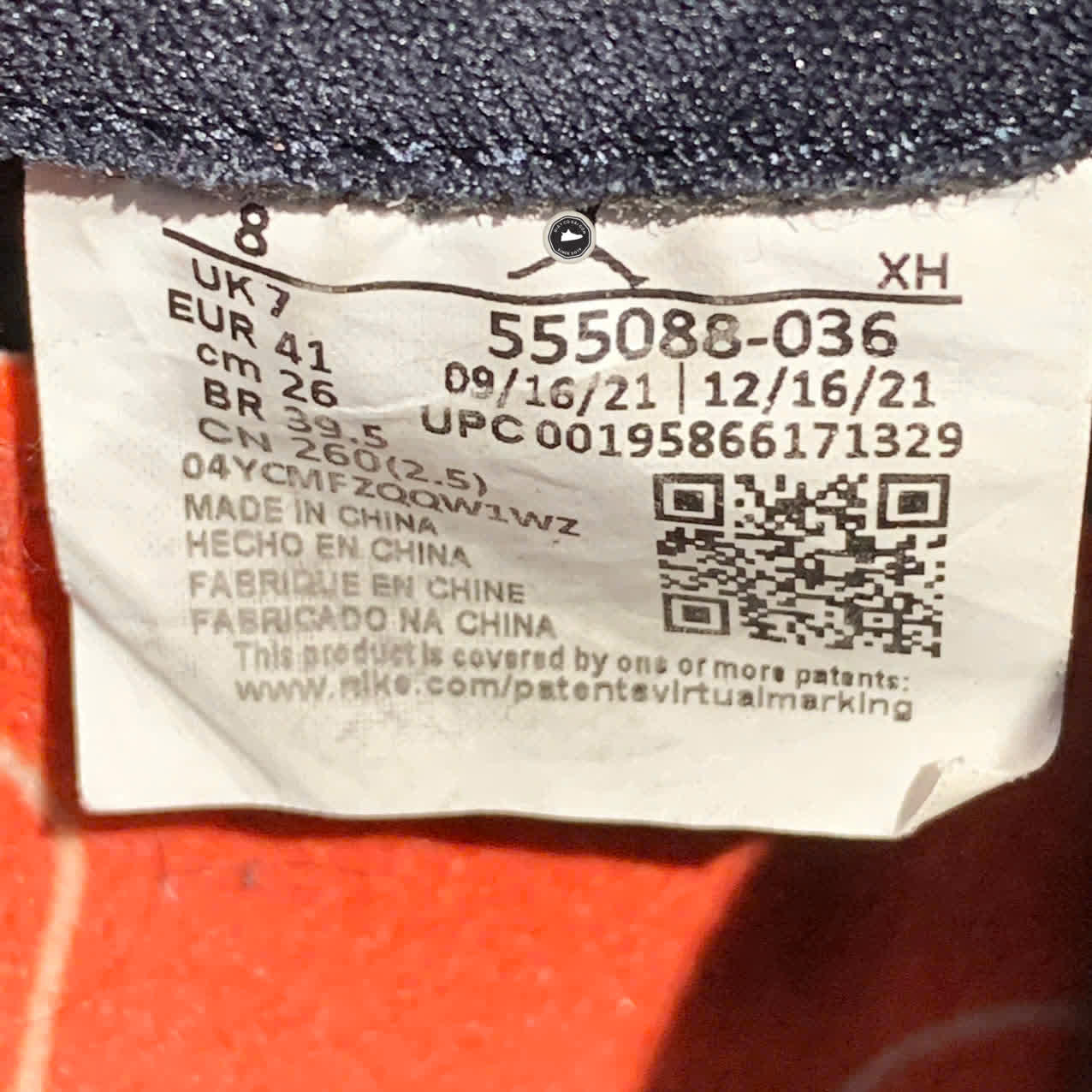 NIKE AIR JORDAN 1 HIGH OG ‘REBELLIONAIRE’ 555088-036 SIZE 41 GIÀY 2HAND CHÍNH HÃNG PVN19842