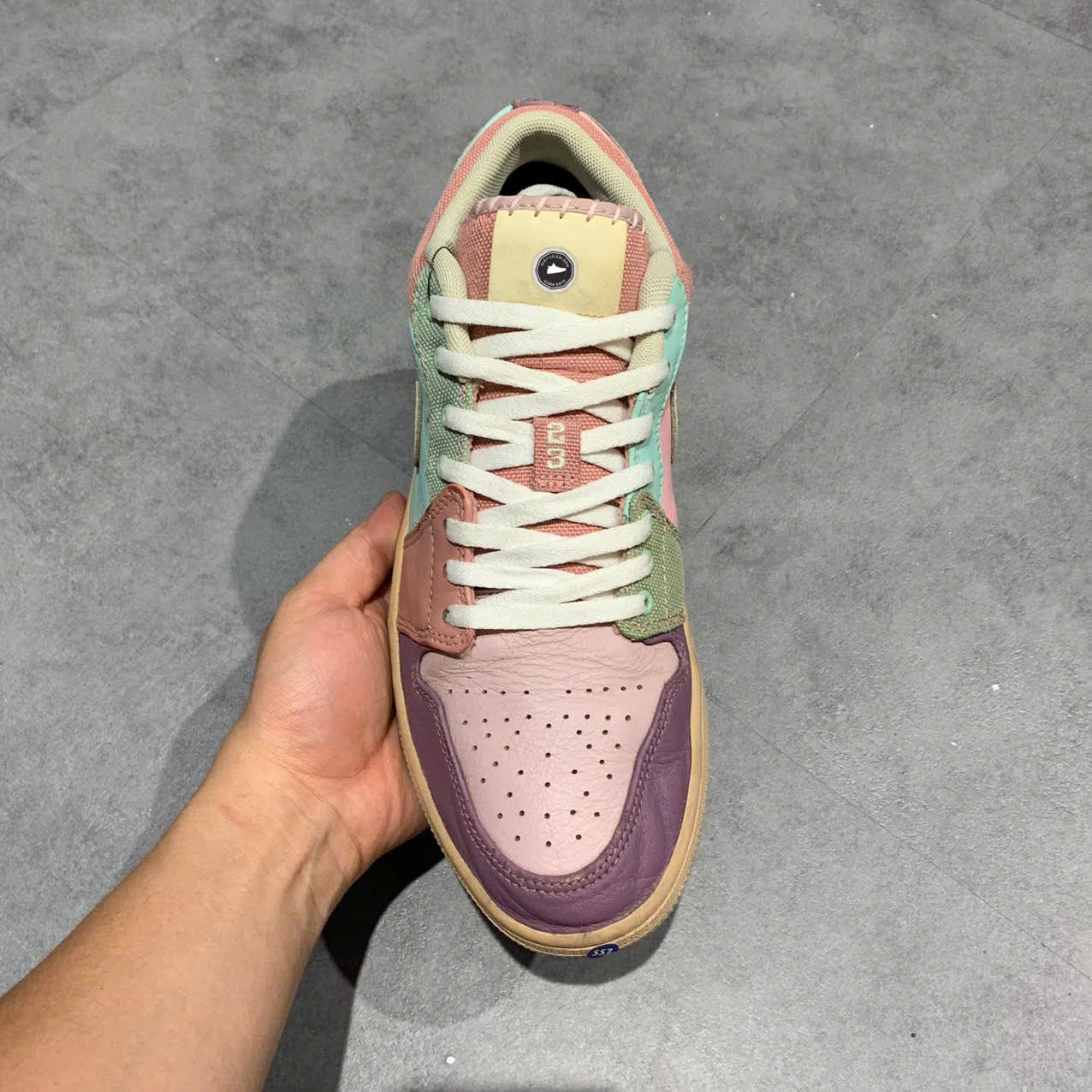 NIKE AIR JORDAN 1 LOW SE EASTER PASTEL DJ5196 615 SIZE 43 GIÀY 2HAND CHÍNH HÃNG PVN19768