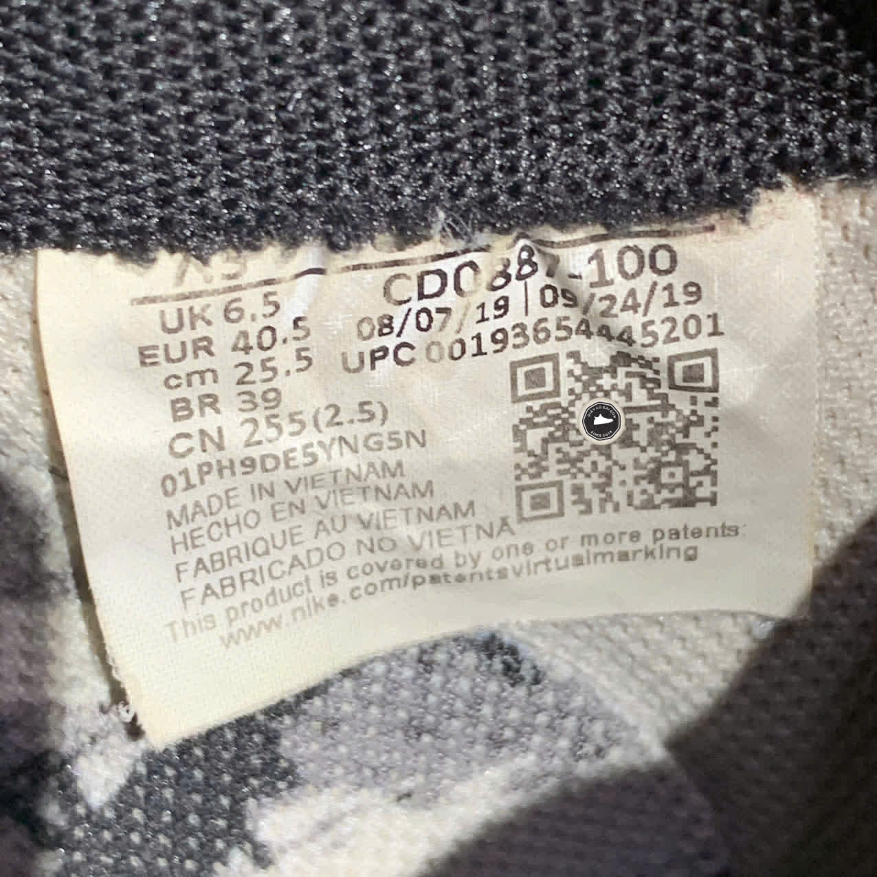 NIKE AIR FORCE 1 LOW 'LIGHT OREWOOD BROWN' CD0887-100 SIZE 40.5 GIÀY 2HAND CHÍNH HÃNG PVN19776