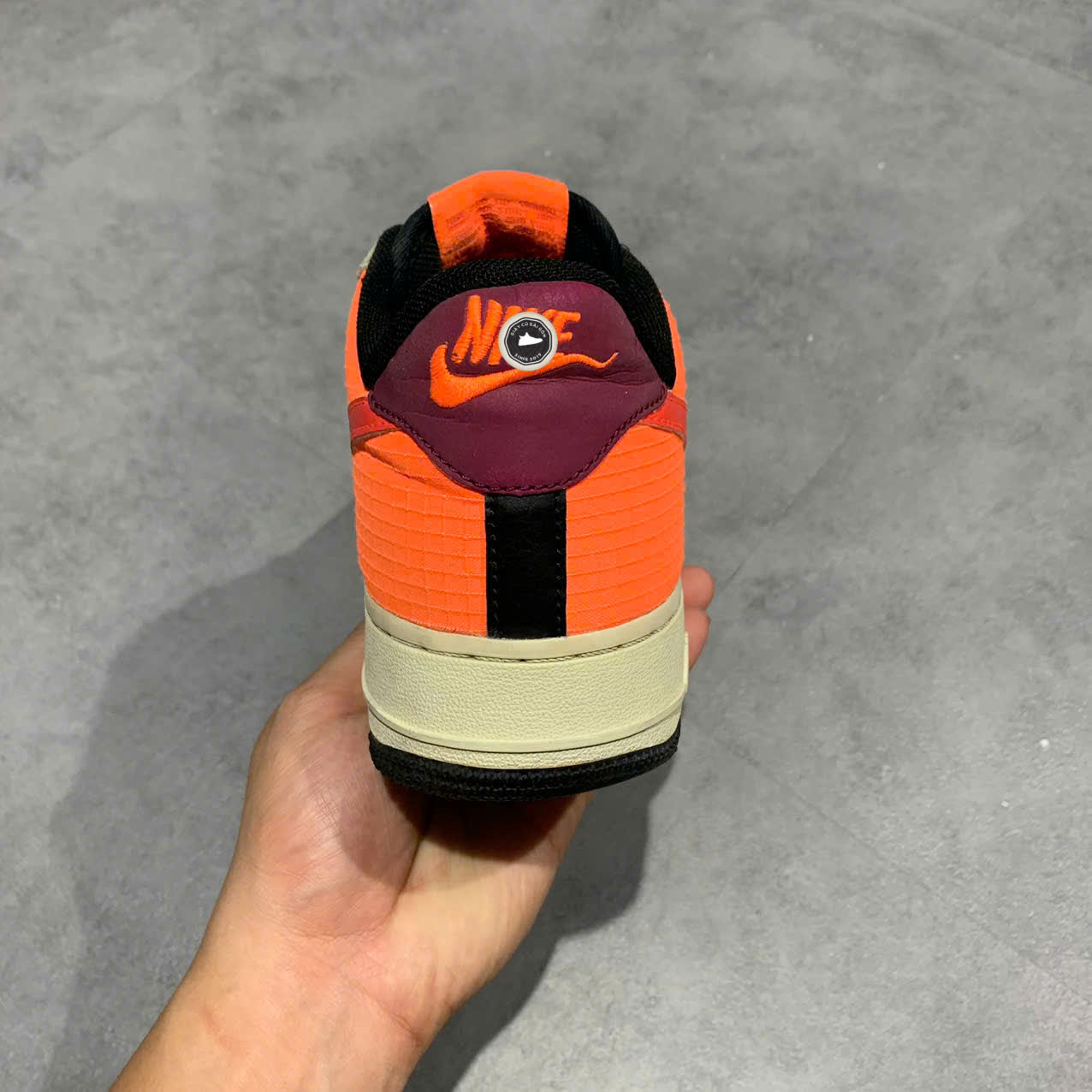 NIKE AIR FORCE 1 LOW 'LIGHT OREWOOD BROWN' CD0887-100 SIZE 40.5 GIÀY 2HAND CHÍNH HÃNG PVN19776