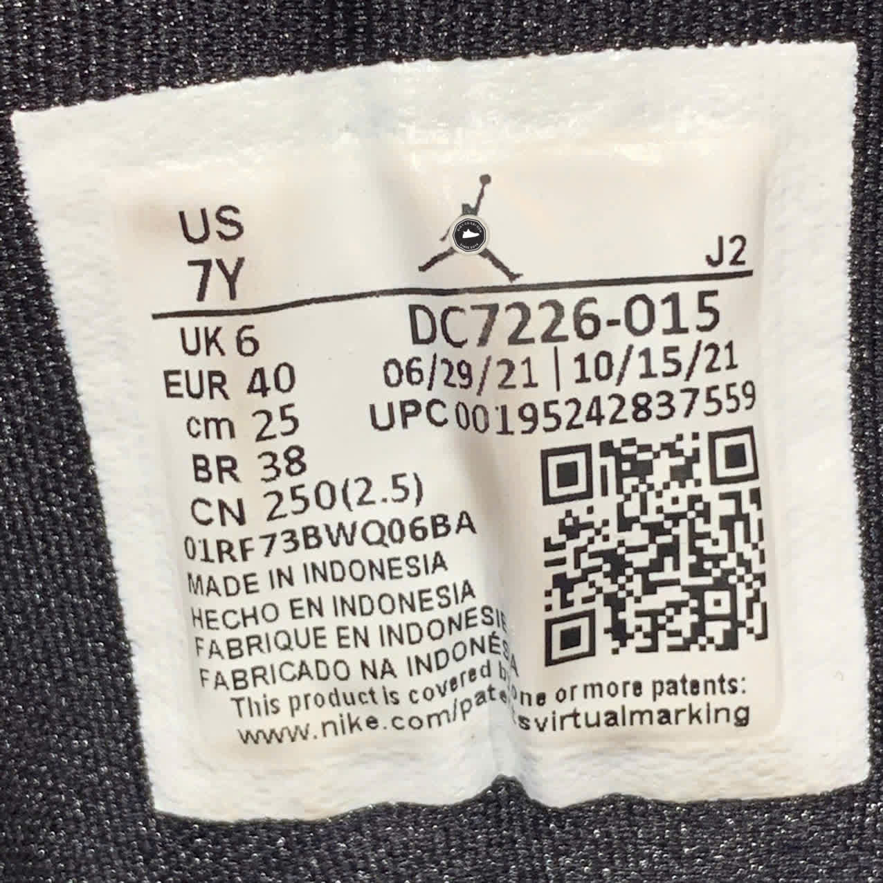 AIR JORDAN 1 MID SE HOUNDSTOOTH DC7226-015 SIZE 40 GIÀY 2HAND CHÍNH HÃNG PVN19797