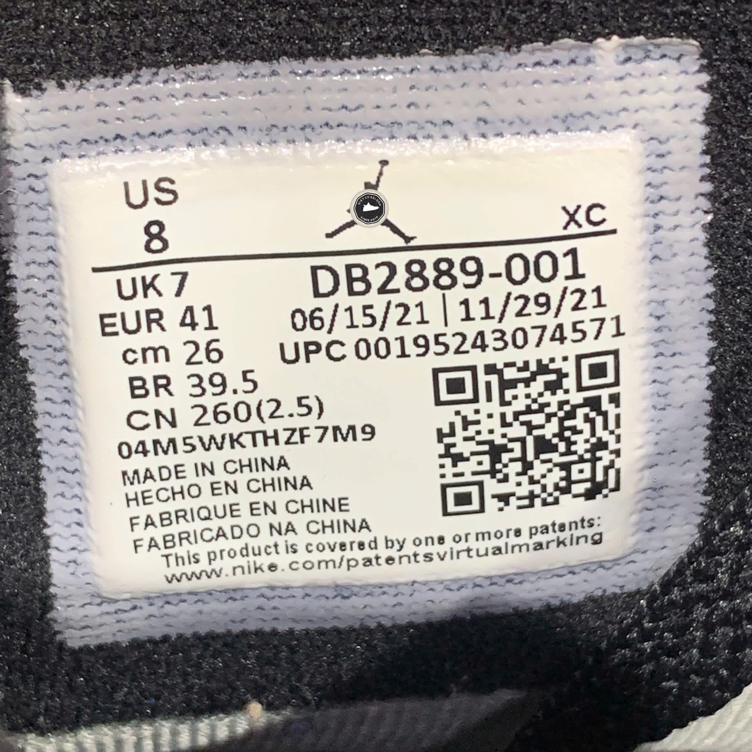 NIKE AIR JORDAN 1 HIGH ELEMENT GORE-TEX DB2889-001 SIZE 41 GIÀY 2HAND CHÍNH HÃNG PVN19834