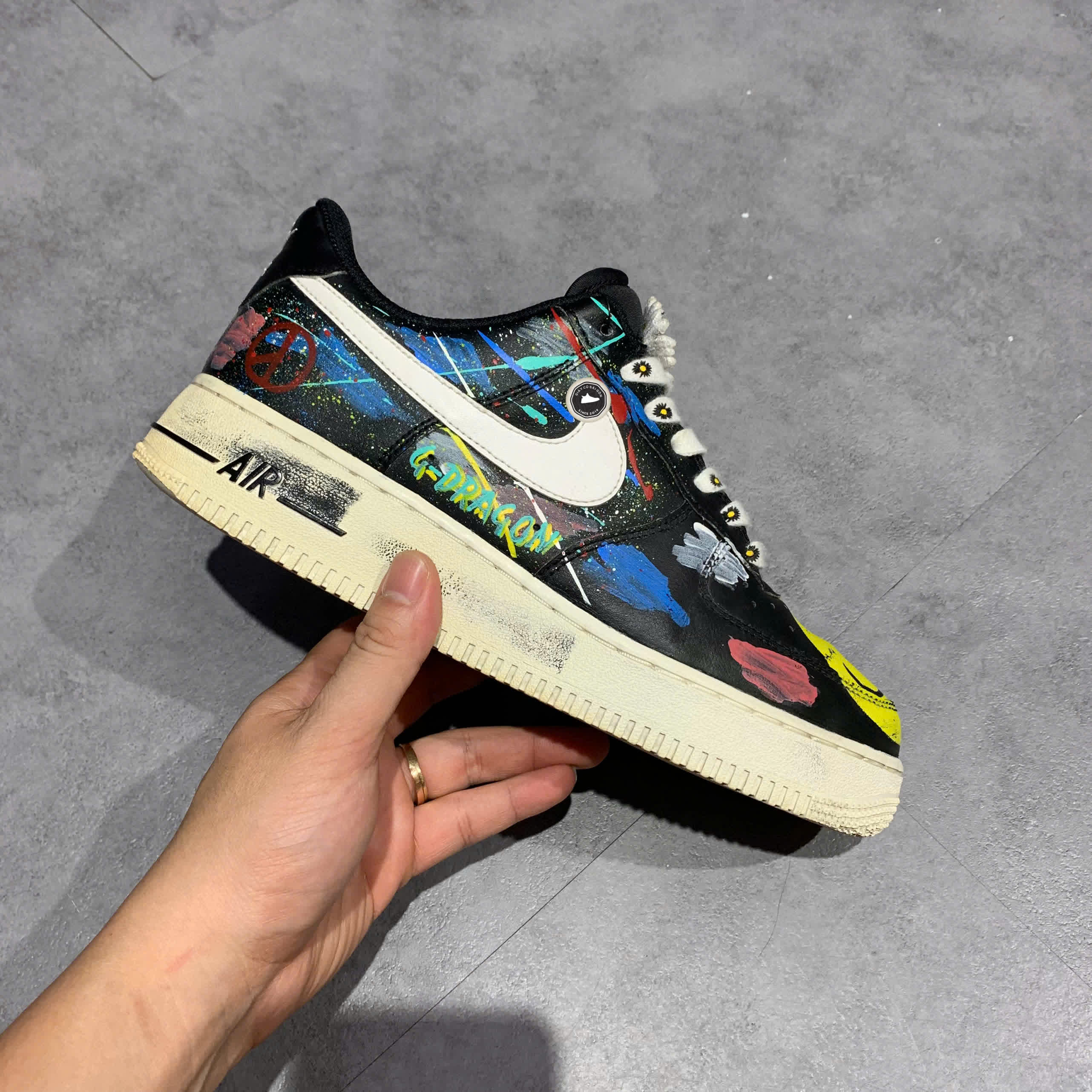 Custom Nike Nike Air Force Nike Air Logo Giày Nike Air Force Panda