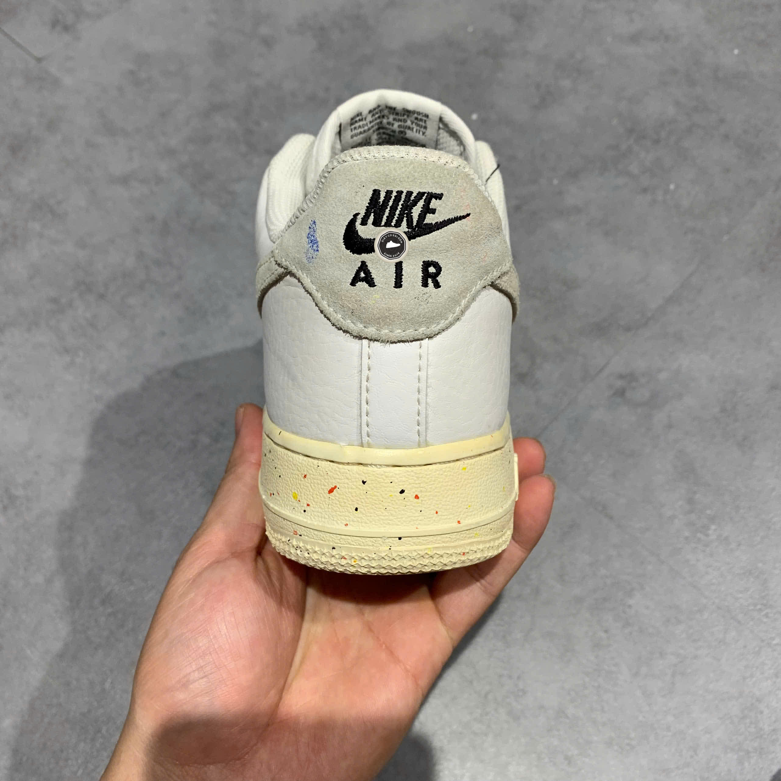 NIKE AIR FORCE 1 LOW “PAINT SPLATTER” CZ0339-100 SIZE 41 GIÀY 2HAND CHÍNH HÃNG PVN19830