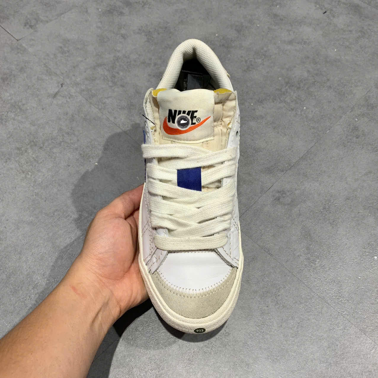 NIKE BLAZER LOW ’77 JUMBO DQ8768-100 – SIZE 40 1/3 GIÀY 2HAND CHÍNH HÃNG – PVN19571