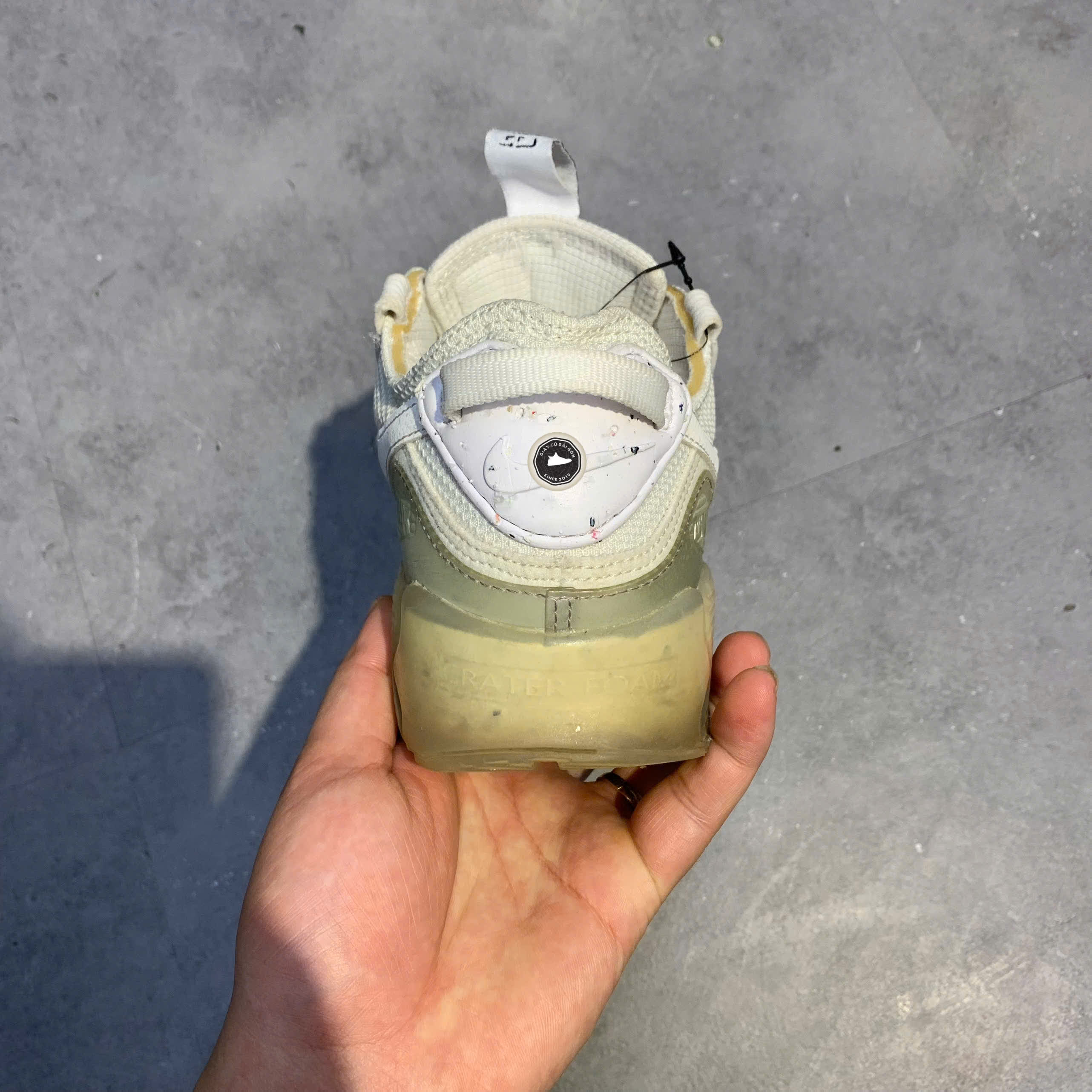 Nike Air Max 90 Terrascape “Triple White” DQ3987-101 SIZE 40 1/3