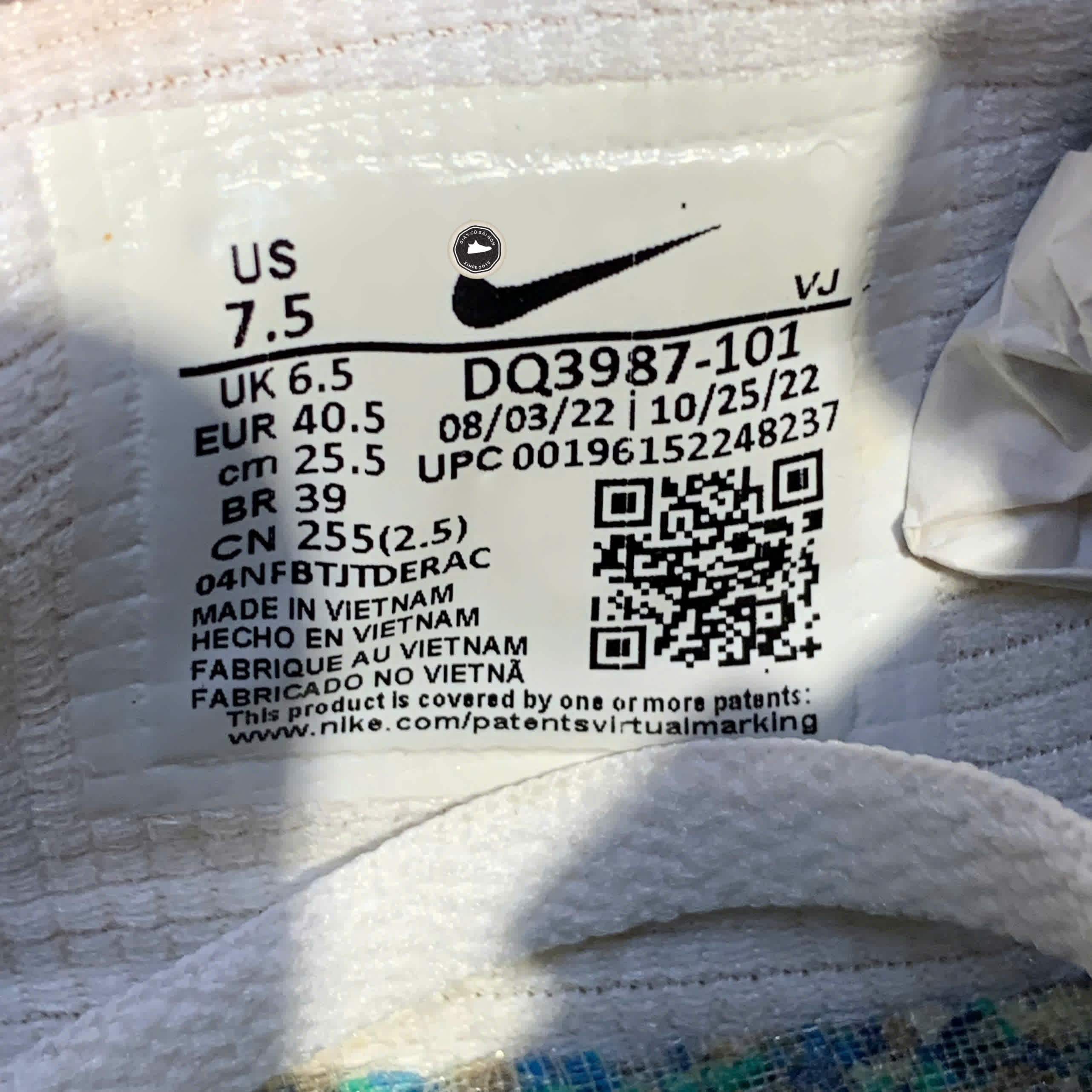 Nike Air Max 90 Terrascape “Triple White” DQ3987-101 SIZE 40 1/3