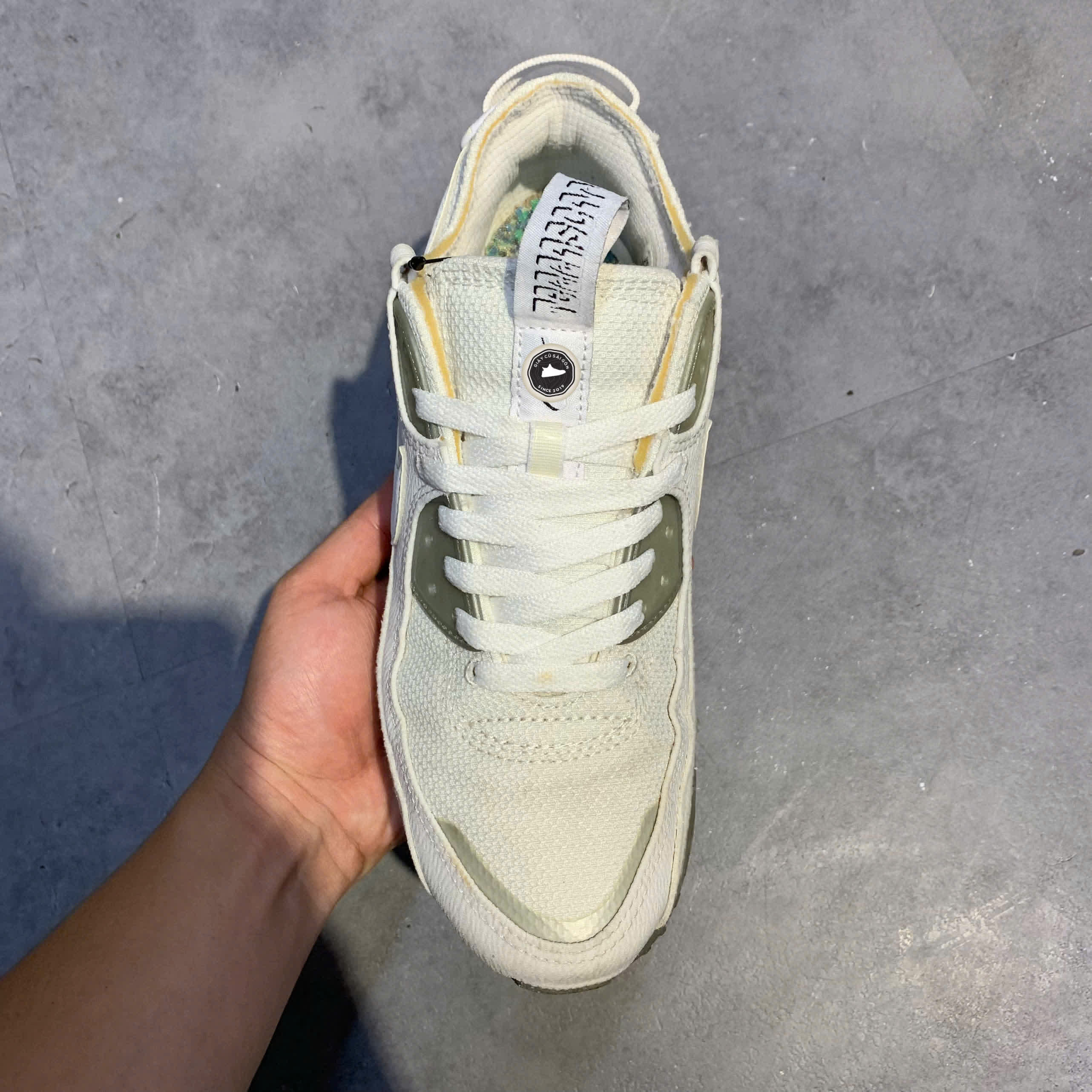 Nike Air Max 90 Terrascape “Triple White” DQ3987-101 SIZE 40 1/3