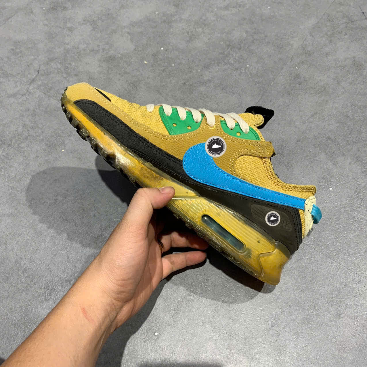 NIKE AIR MAX 90 TERRASCAPE “WHEAT GOLD” DQ3987-700 SIZE 41 GIÀY 2HAND CHÍNH HÃNG PVN19713