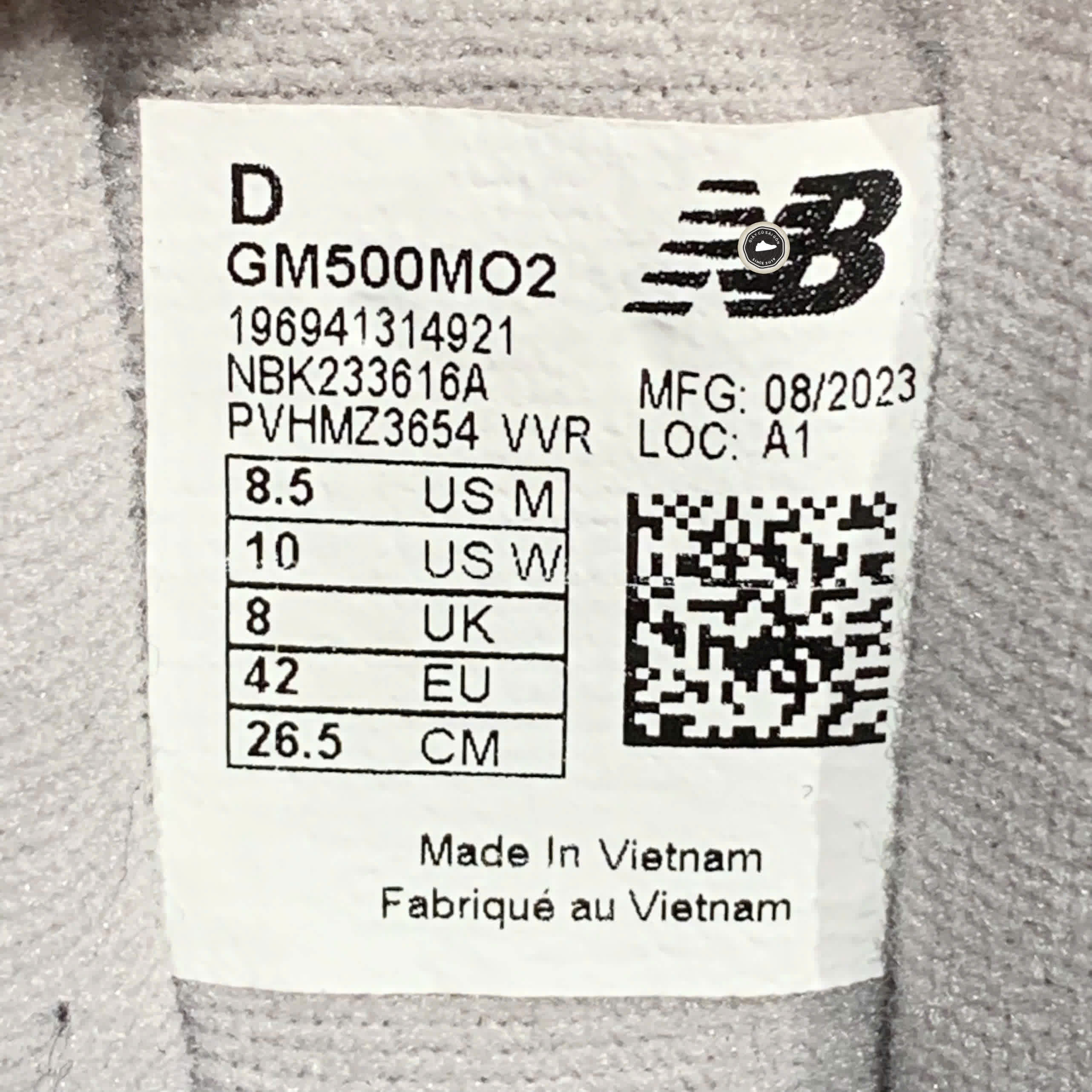 NEW BALANCE GM500MO2 SIZE 42 GIÀY 2HAND CHÍNH HÃNG - PVN19879