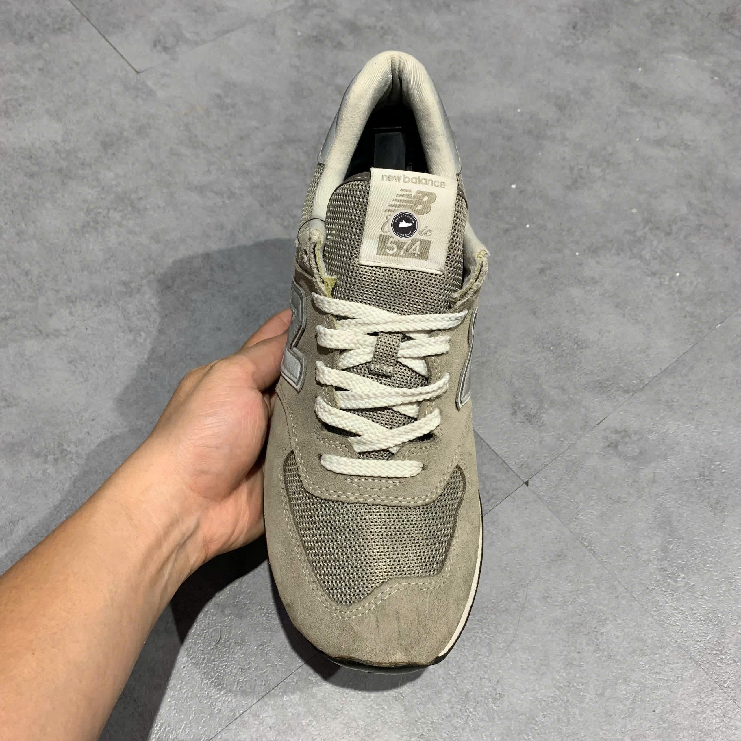 NEW BALANCE 574 ML574EGG SIZE 42.5 GIÀY 2HAND CHÍNH HÃNG PVN19871