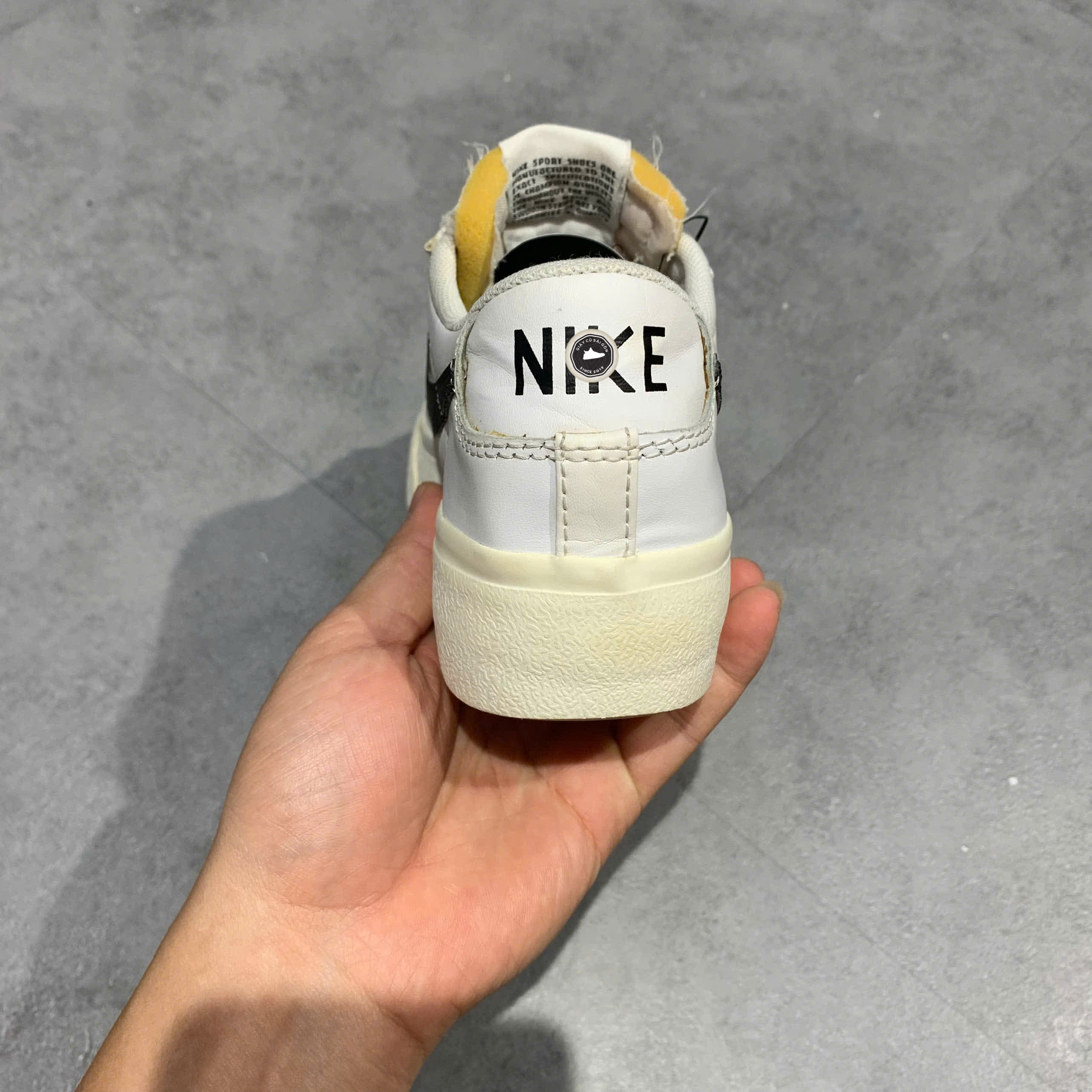 NIKE BLAZER LOW PLATFORM - DJ0292 101 - SIZE 36.5 GIÀY 2HAND CHÍNH HÃNG PVN20248