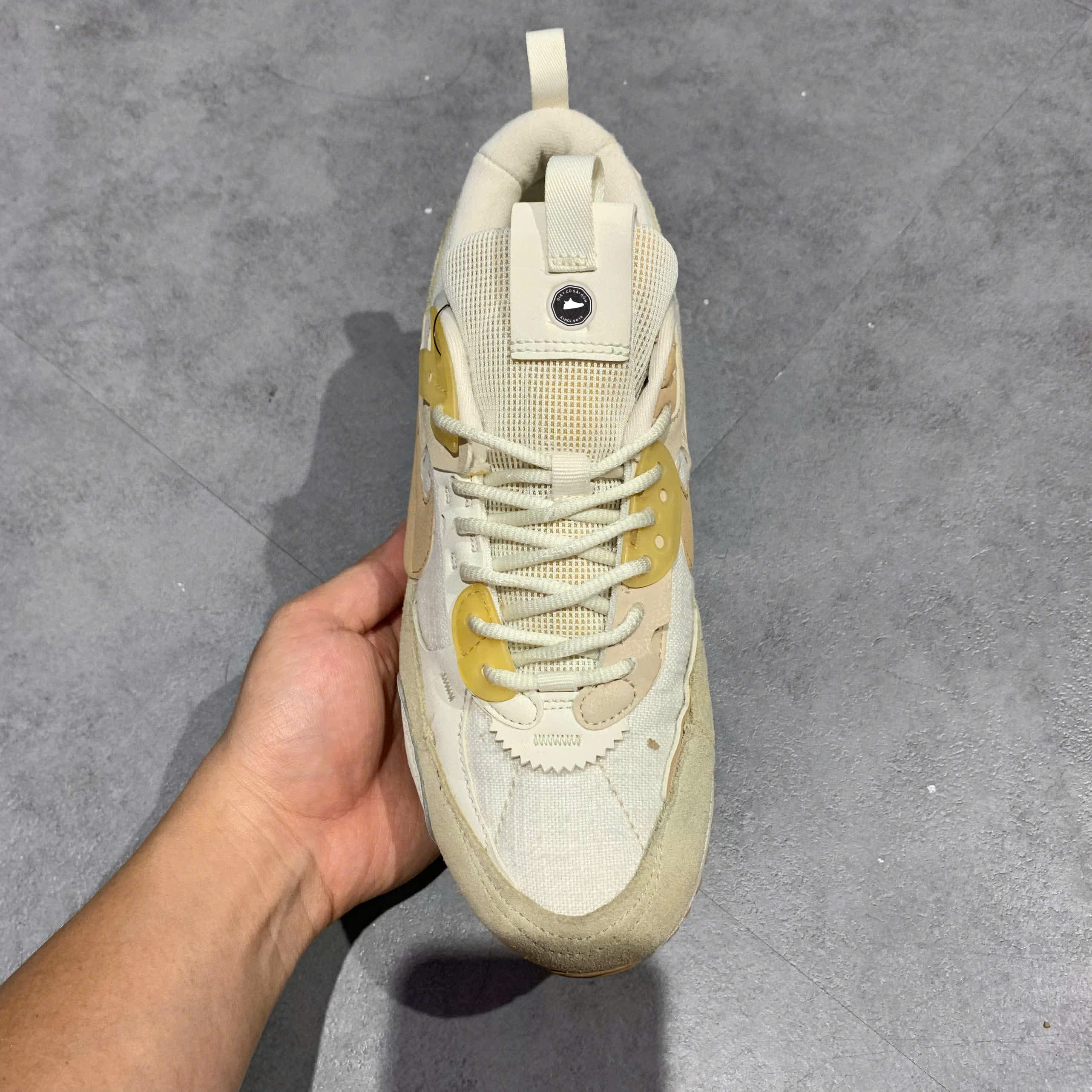 NIKE AIR MAX 90 FUTURA ‘SAIL SAND DRIFT’ DV7190-100 SIZE 39 PVN20235