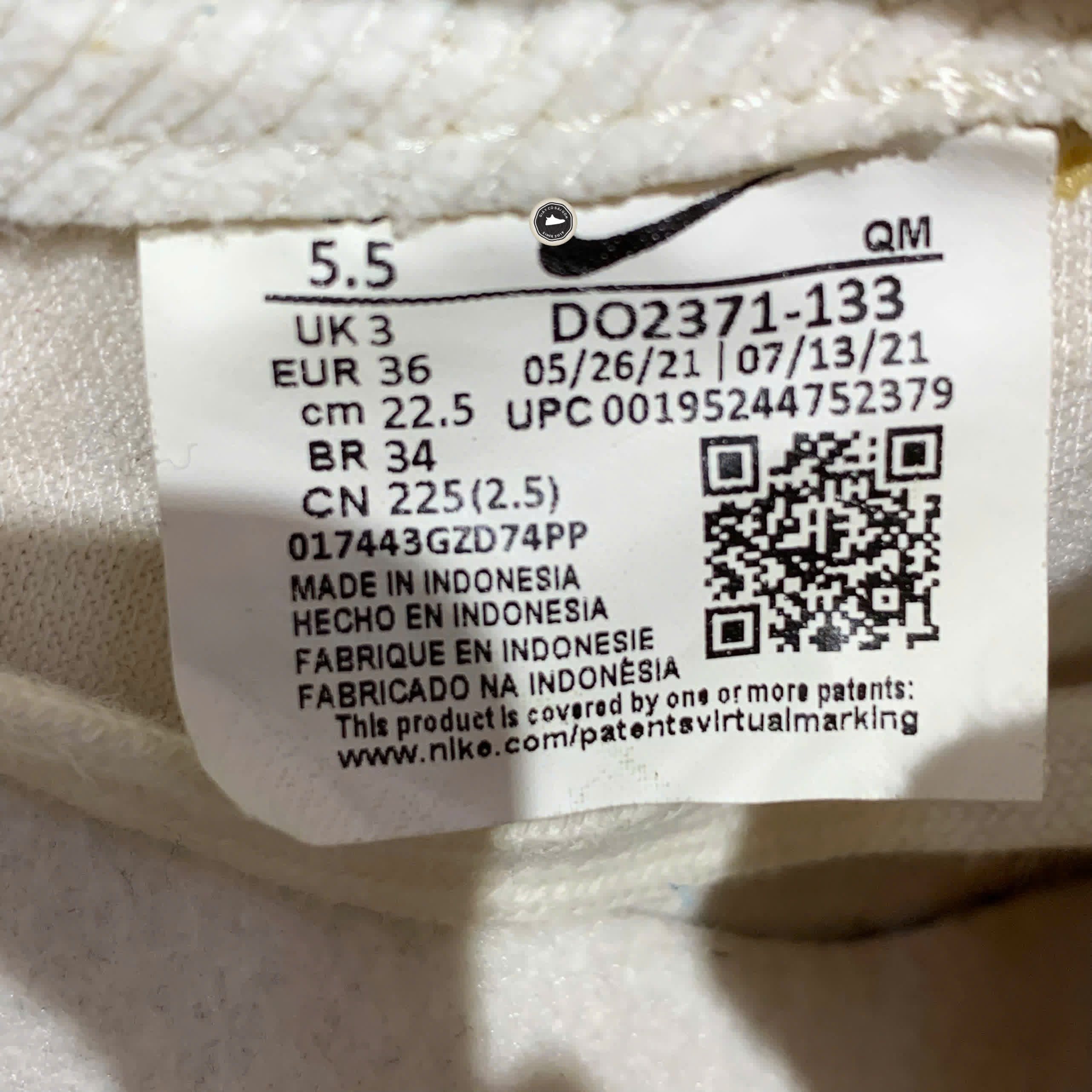 NIKE BLAZER LOW PLATFORM DO2371-133 – SIZE 36 GIÀY 2HAND CHÍNH HÃNG – PVN20130