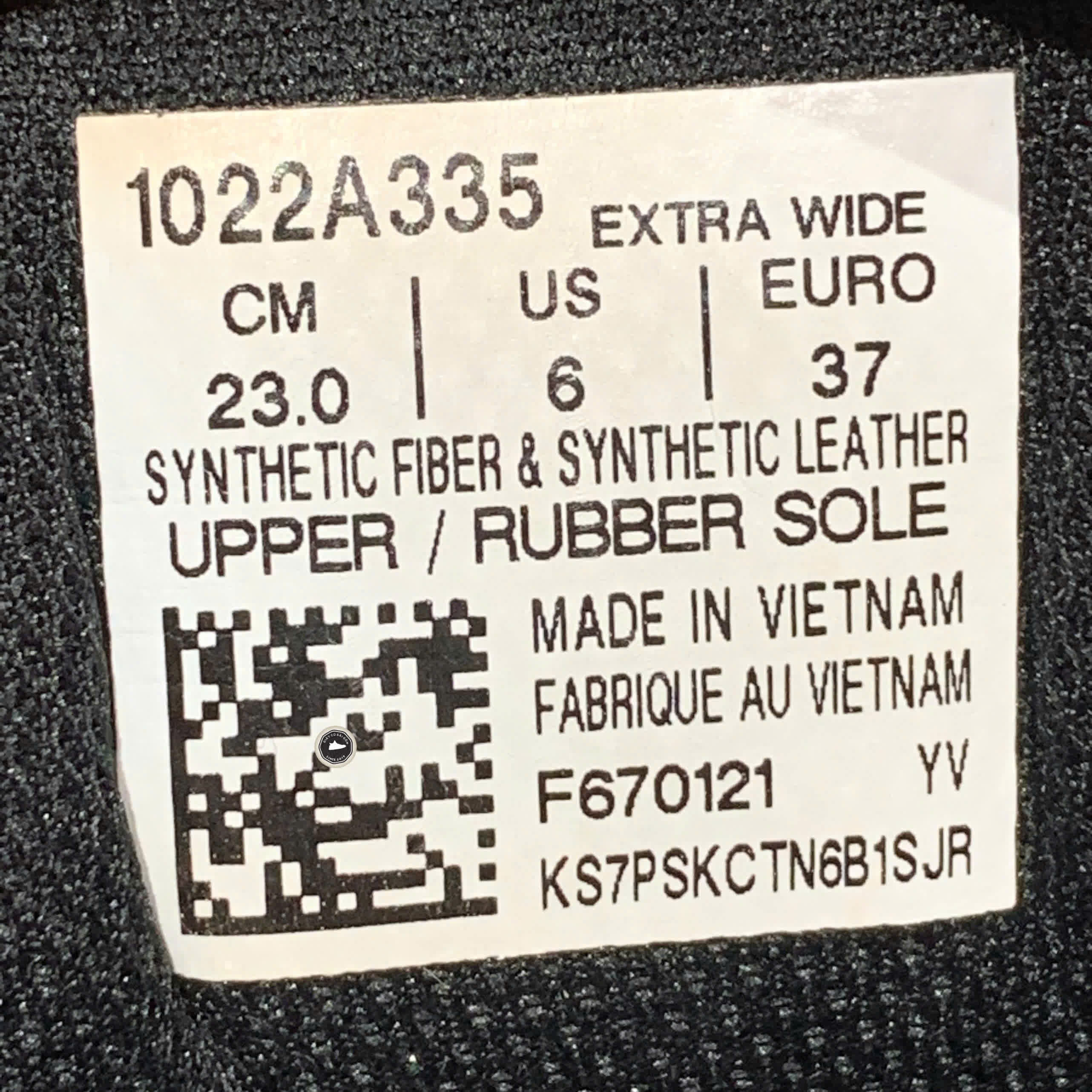 ASICS JOG 100T ‘BLACK’ 1022A335 SIZE 37 PVN20249